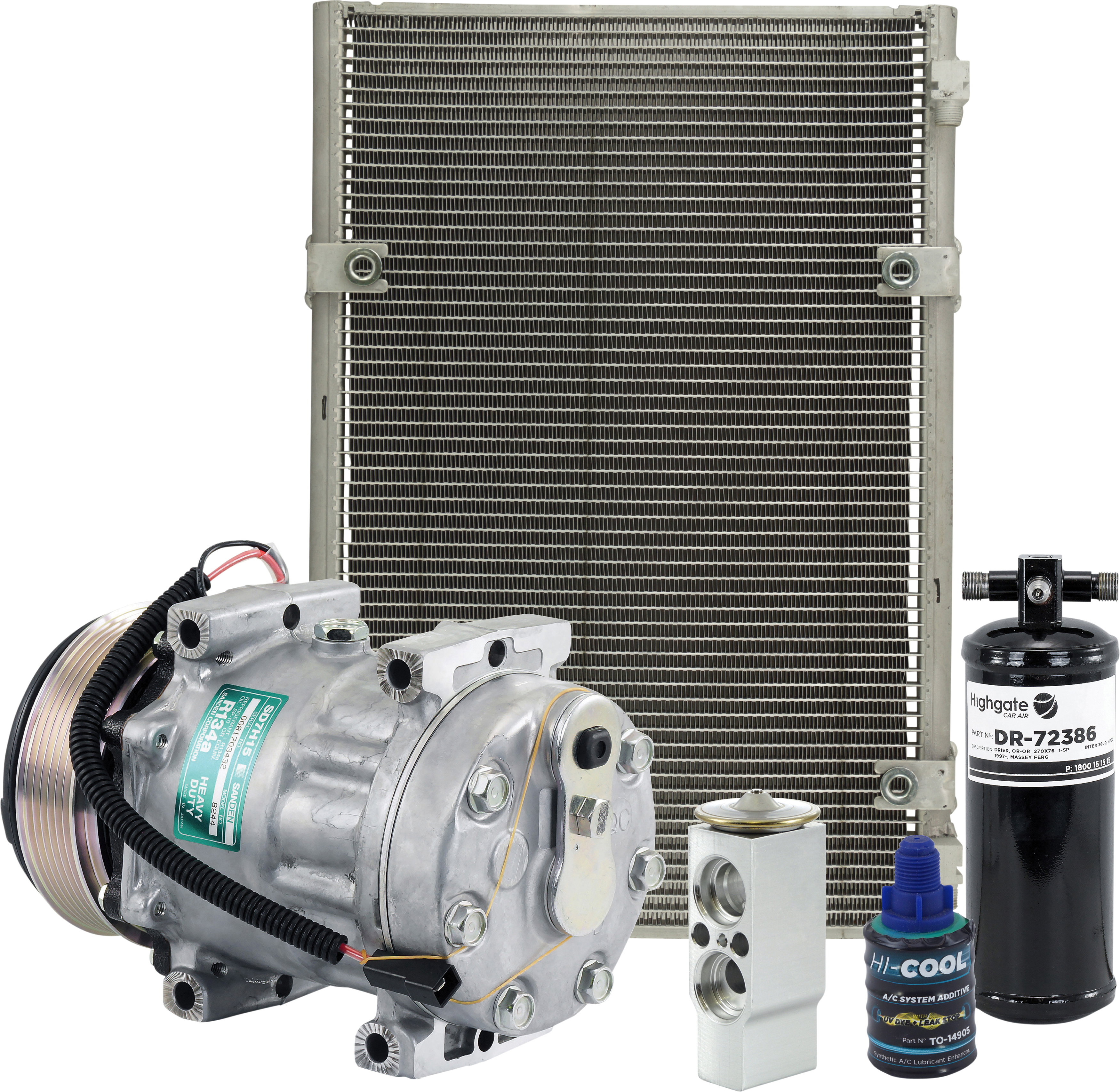 COMPRESSOR KIT, MASSEY FERGUSON TRACTOR 5465-7499, CATERPILLAR TRACTOR MT475B-MT595B