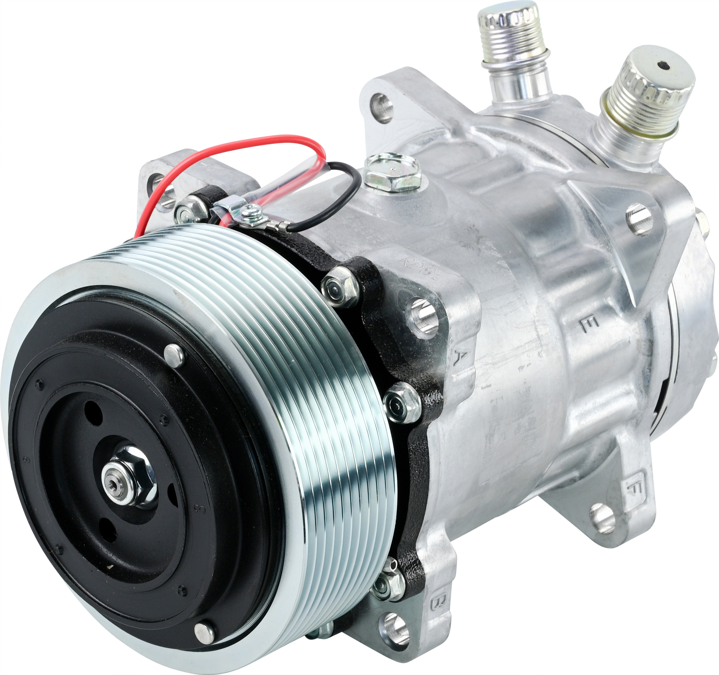 COMPRESSOR, SANDEN, SD7H15 8035, 12V, 10PV, 125MM, VERT O-RING, R134A