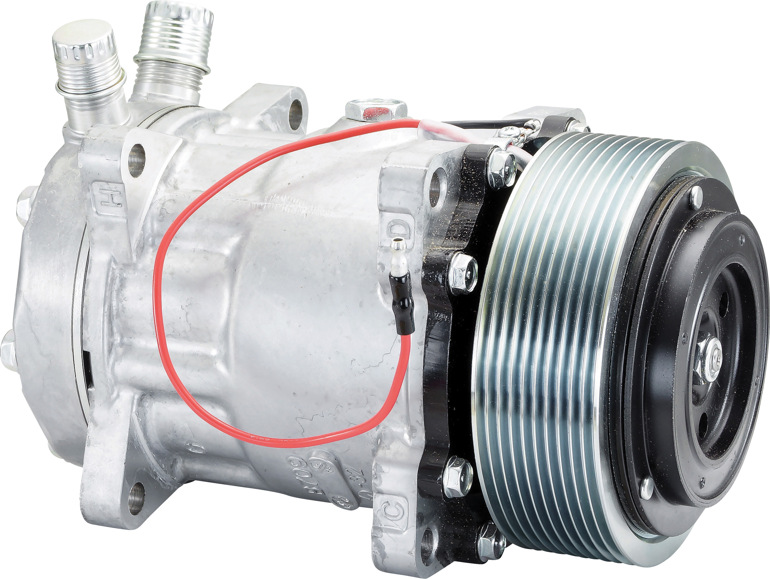 COMPRESSOR, SANDEN, SD7H15, 12V, 10PV, 125MM, VERT O-RING, R134A