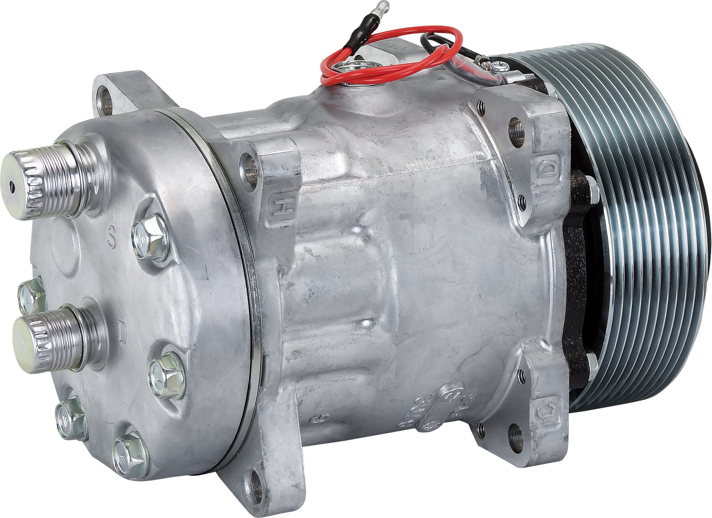 COMPRESSOR, SANDEN, SD7H15 A924, 12V, 10PV, 125MM, REAR O-RING, R134A