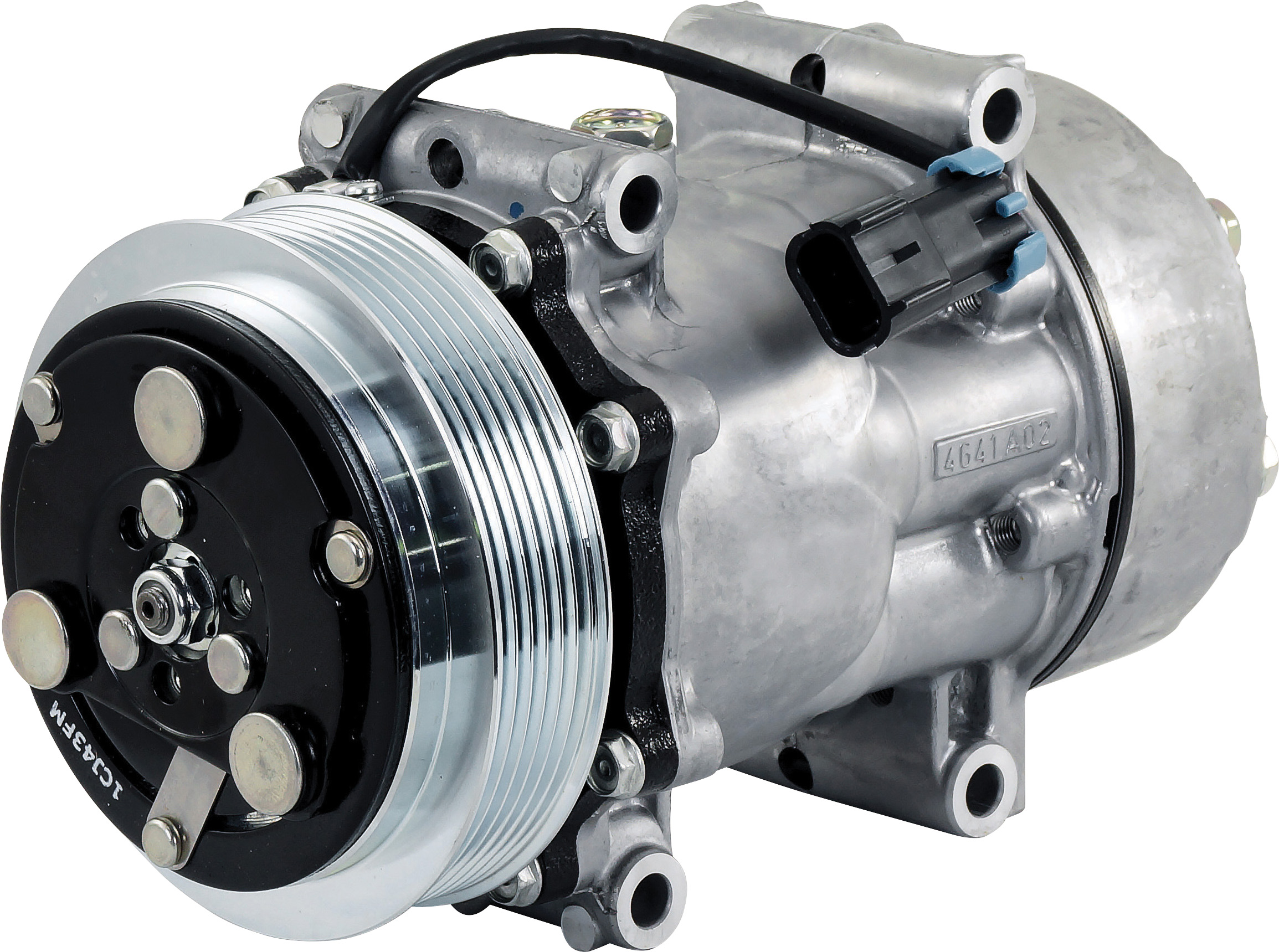 COMPRESSOR, SANDEN, SD7H15 4040, 12V, 6PV, 125MM, VERT GQ PAD, DIRECT MOUNT, R134A
