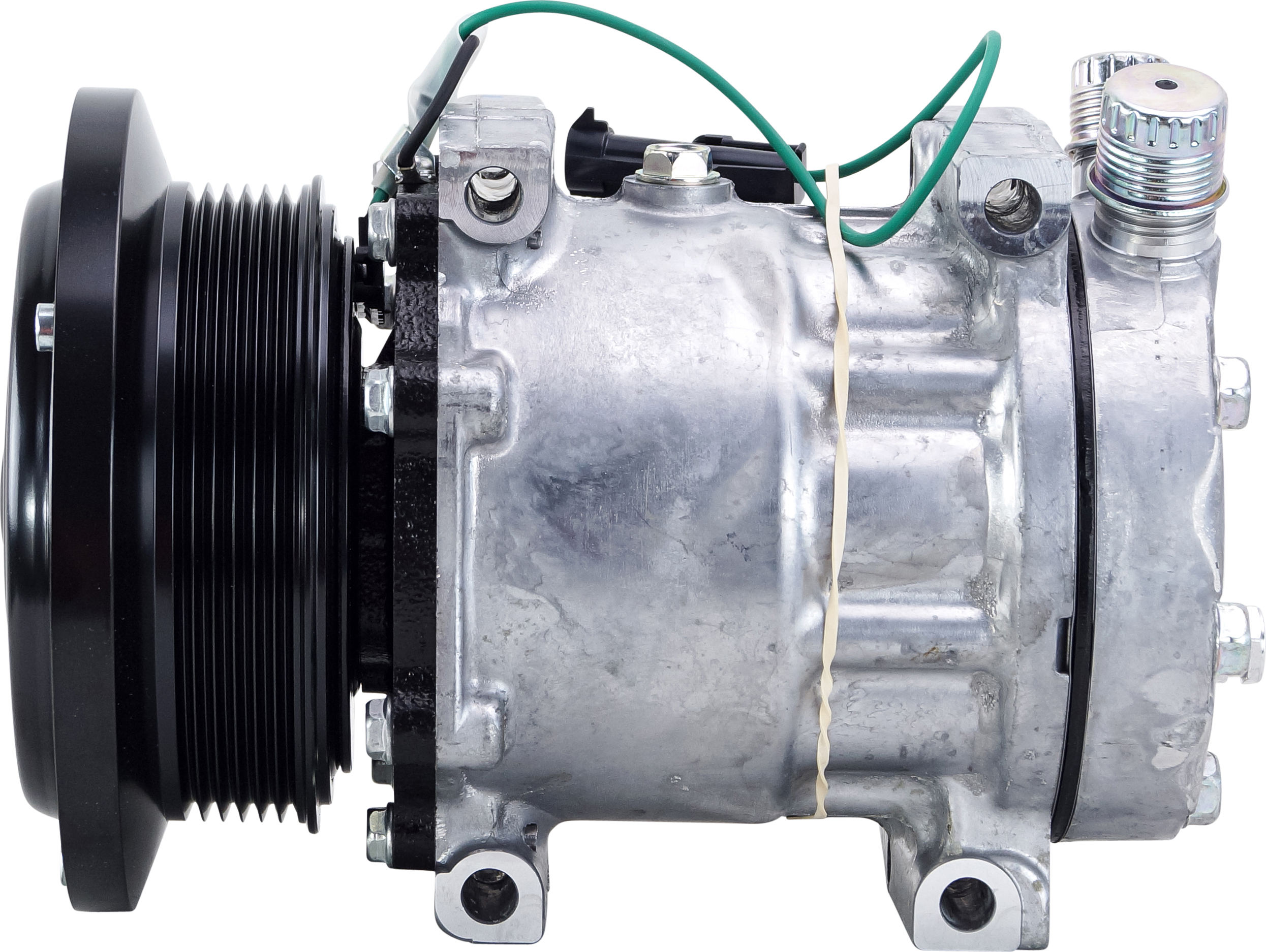 COMPRESSOR, SANDEN, SD7H15, 12V, 6PV, 119MM, W/DUST COVER, VOR, DIRECT MOUNT, JD HEAD, KENWORTH K200