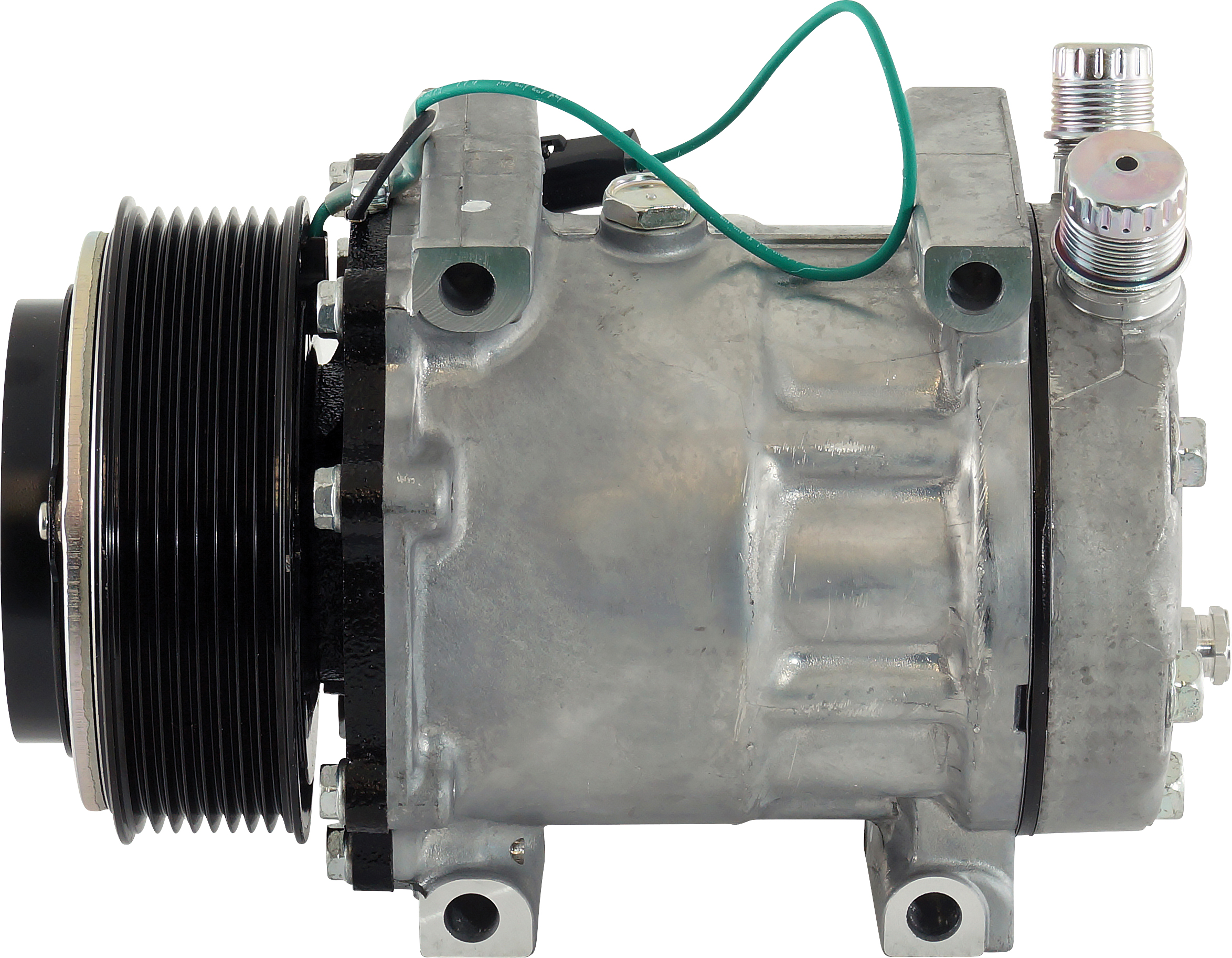 COMPRESSOR, SANDEN, SD7H15, 12V, 8PV, 119MM, VERT O-RING, DIRECT MOUNT, R134A