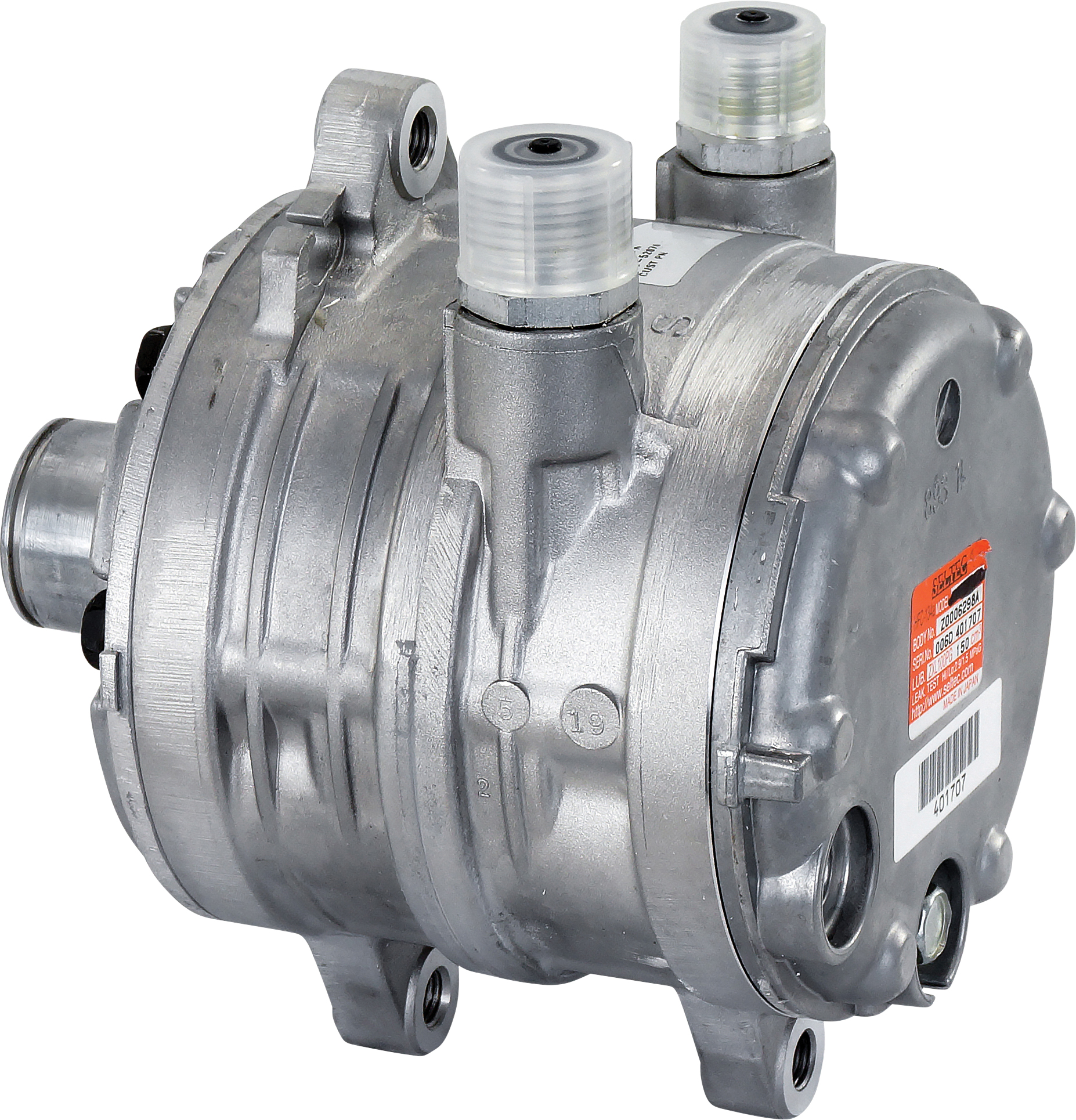 COMPRESSOR, TAMA, TM08, WITHOUT CLUTCH, VERT O-RING, R134A
