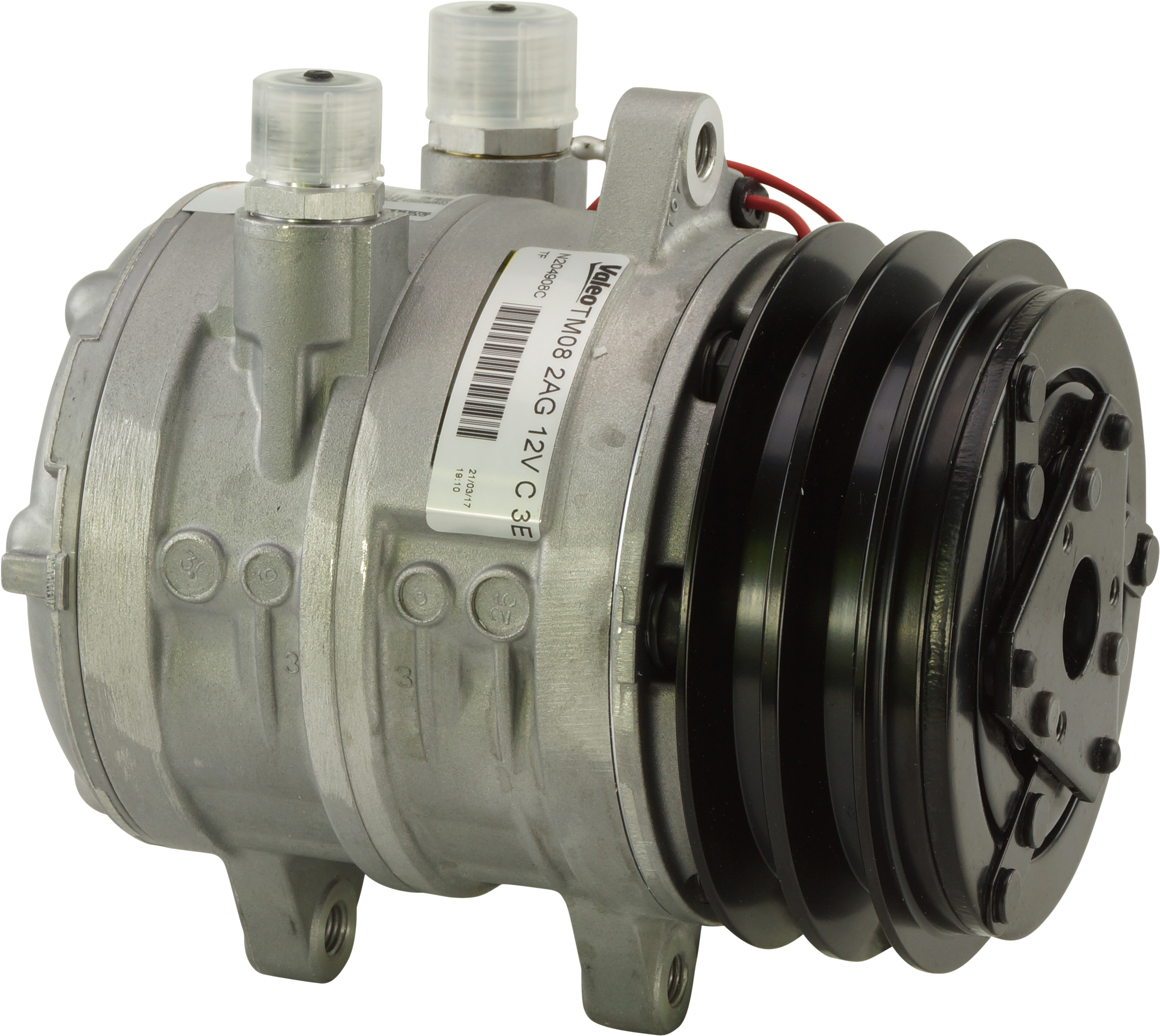 COMPRESSOR, TAMA, TM08, 12V, 2A, 125MM, VERT O-RING, EAR MOUNT, R134A