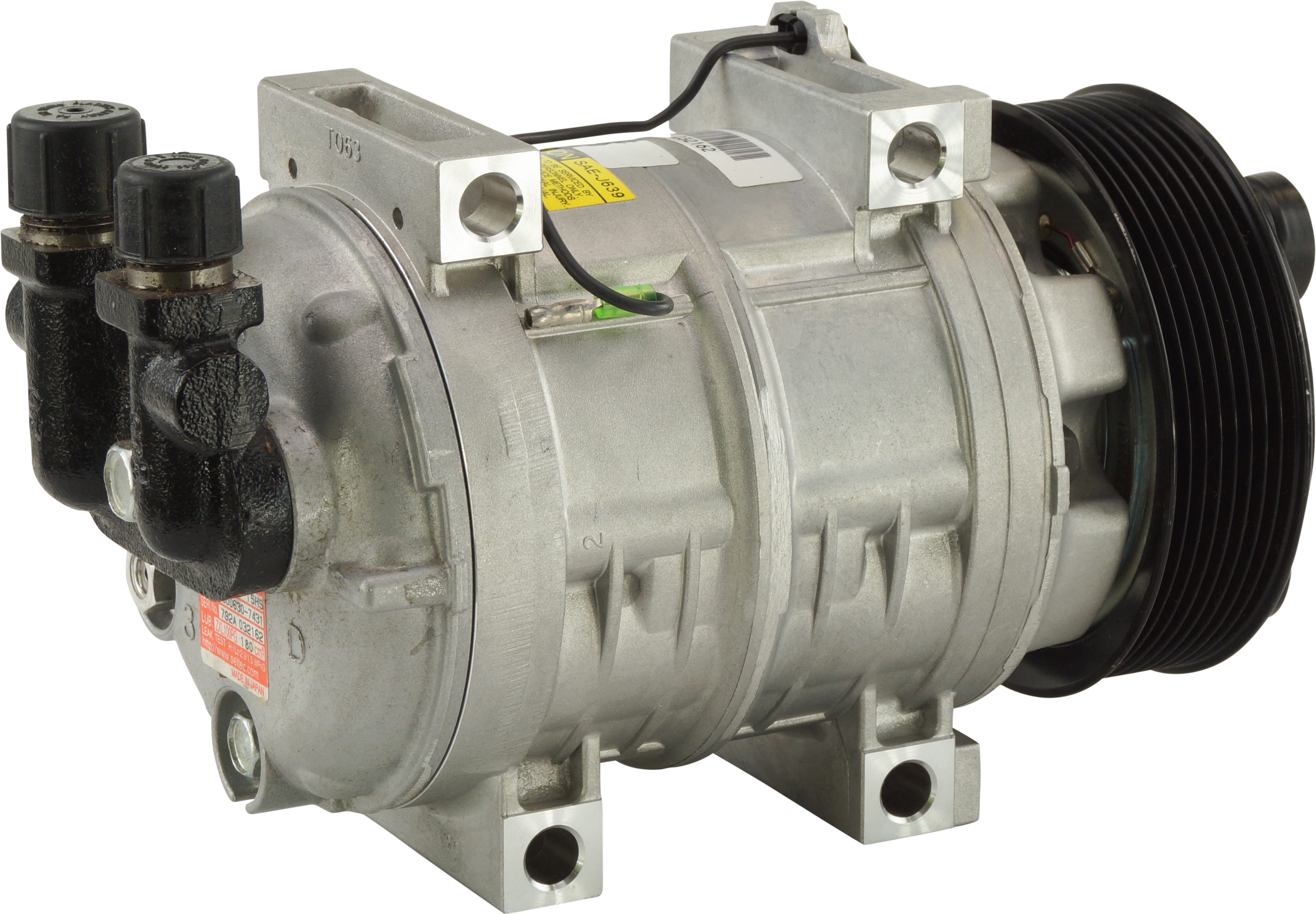COMPRESSOR, TAMA, TM15HD, 12V, 8PV, 120MM, VERT O-RING, DIRECT MOUNT, R134A