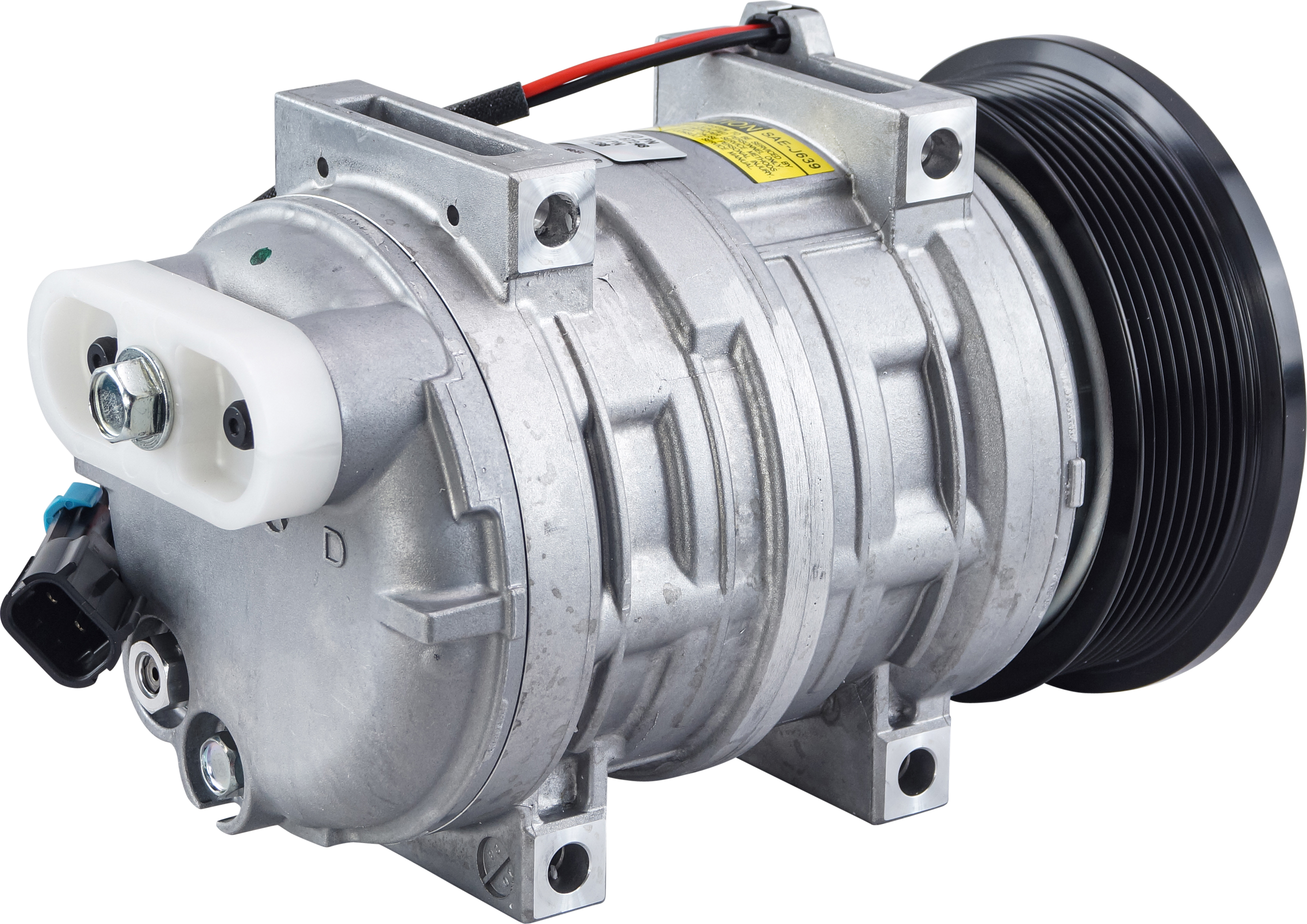 COMPRESSOR, TAMA, TM21HX, 12V, 8PV, 128MM, REAR PAD, DIRECT MOUNT, R134A