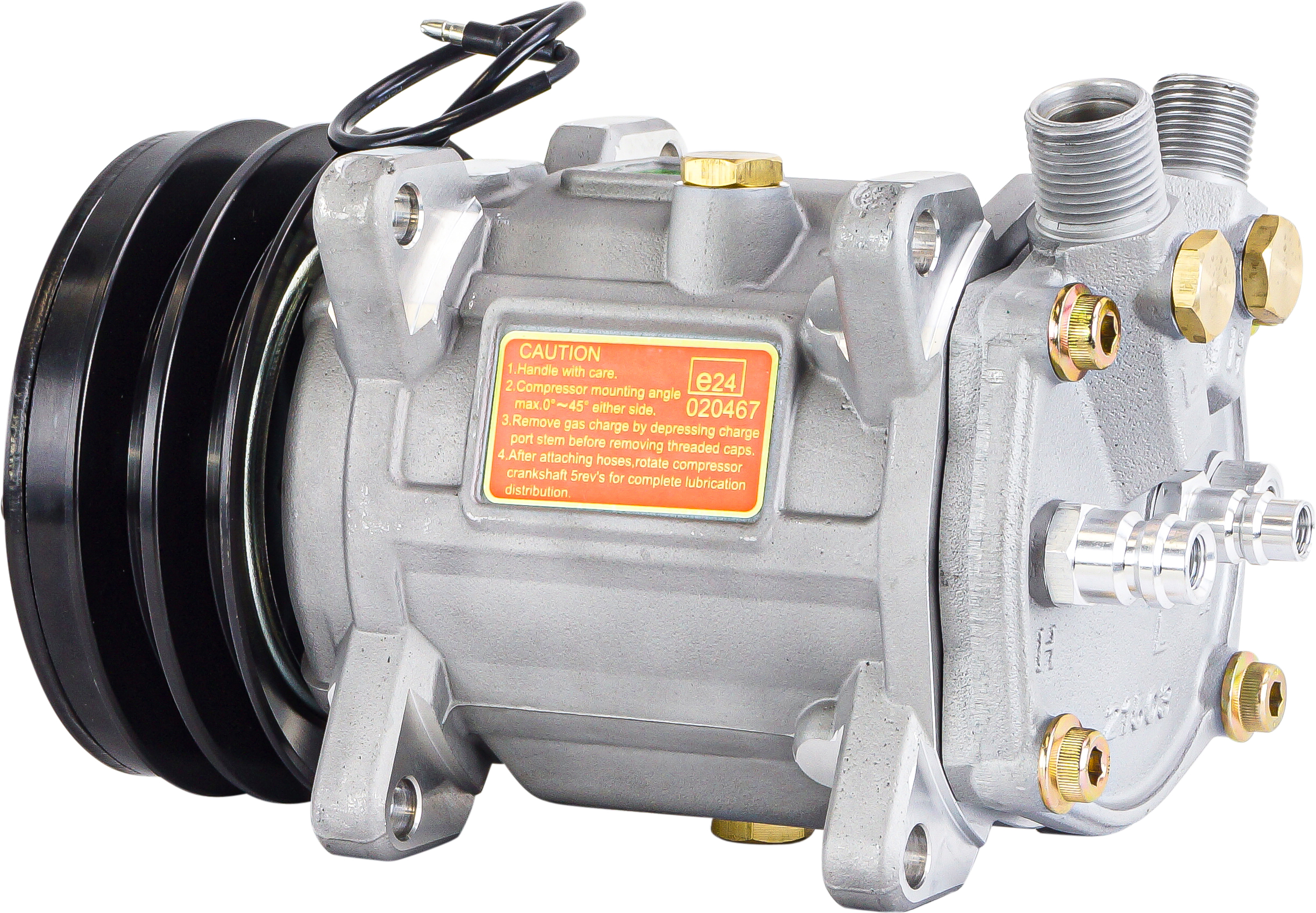 COMPRESSOR, UNICLA, UP150-3780, 12V, 2A, 125MM, VERT O-RING, R134A