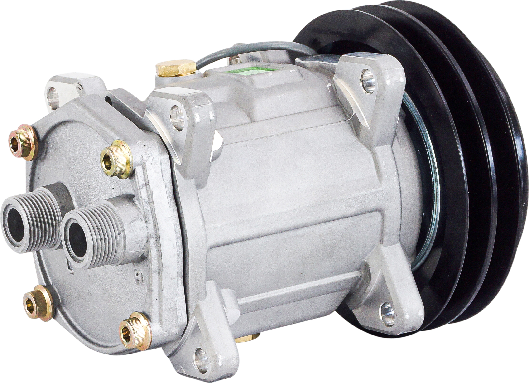 COMPRESSOR, UNICLA, UP150-7355, 12V, 10PV, 152MM, REAR TUBE-O, R134A, W/ DUST COVER, SUIT CASE, NEW
