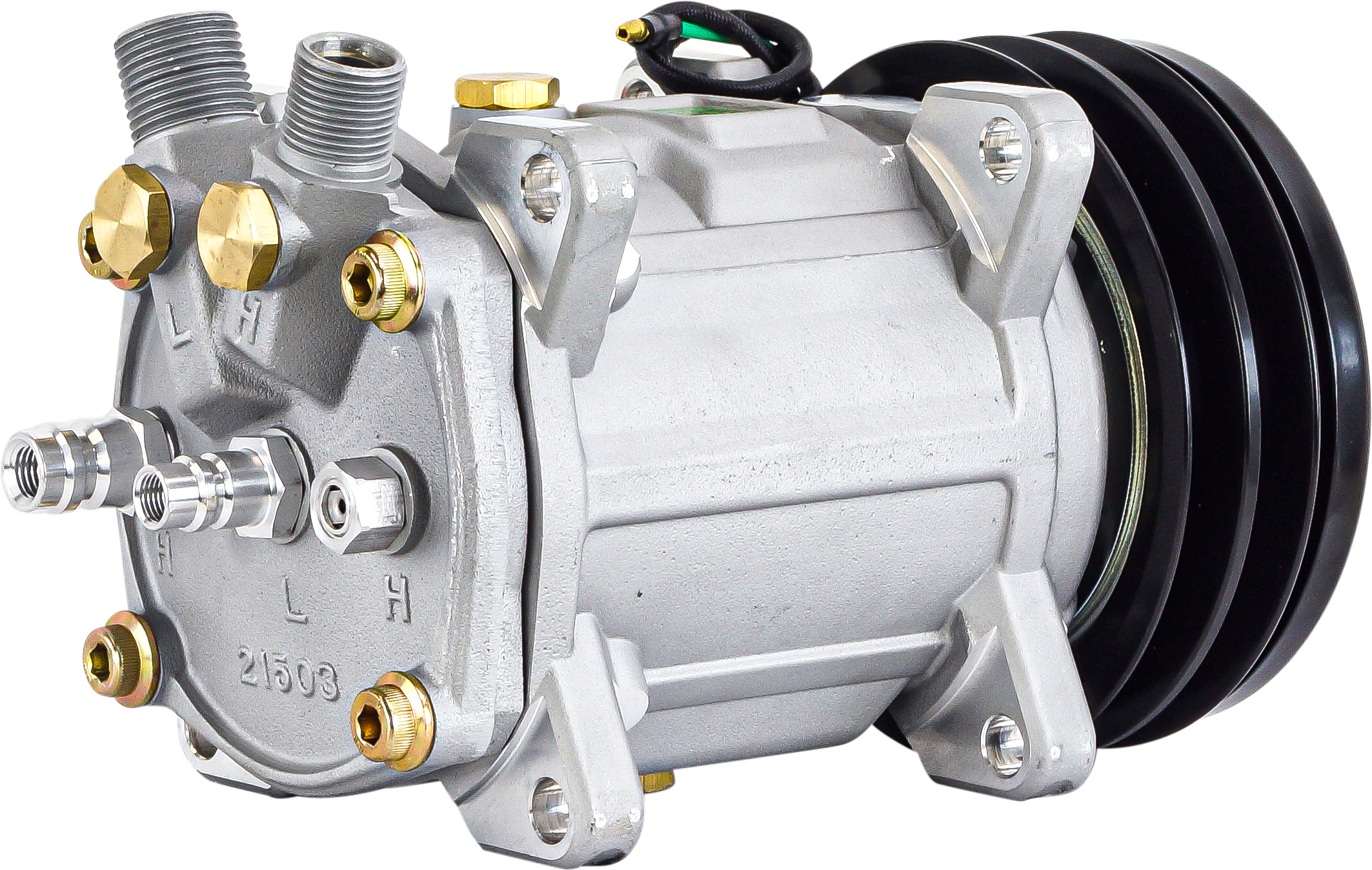 COMPRESSOR, UNICLA, UP150-4446, 24V, 2A, 132MM, VERT O-RING, R134A, WITH DUST COVER