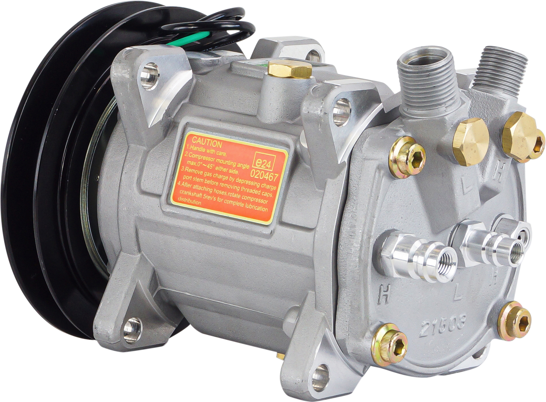 COMPRESSOR, UNICLA, UP150-7325, 24V, 1B, 146MM, VERT O-RING, R134A