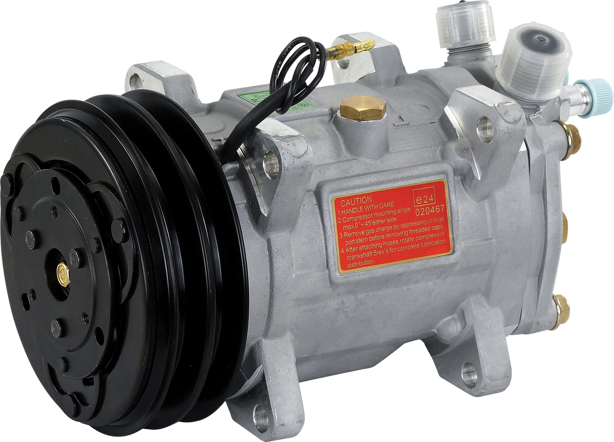 COMPRESSOR, UNICLA, UP170 1895, 12V, 2A, 132MM, VERT O-RING, R134A