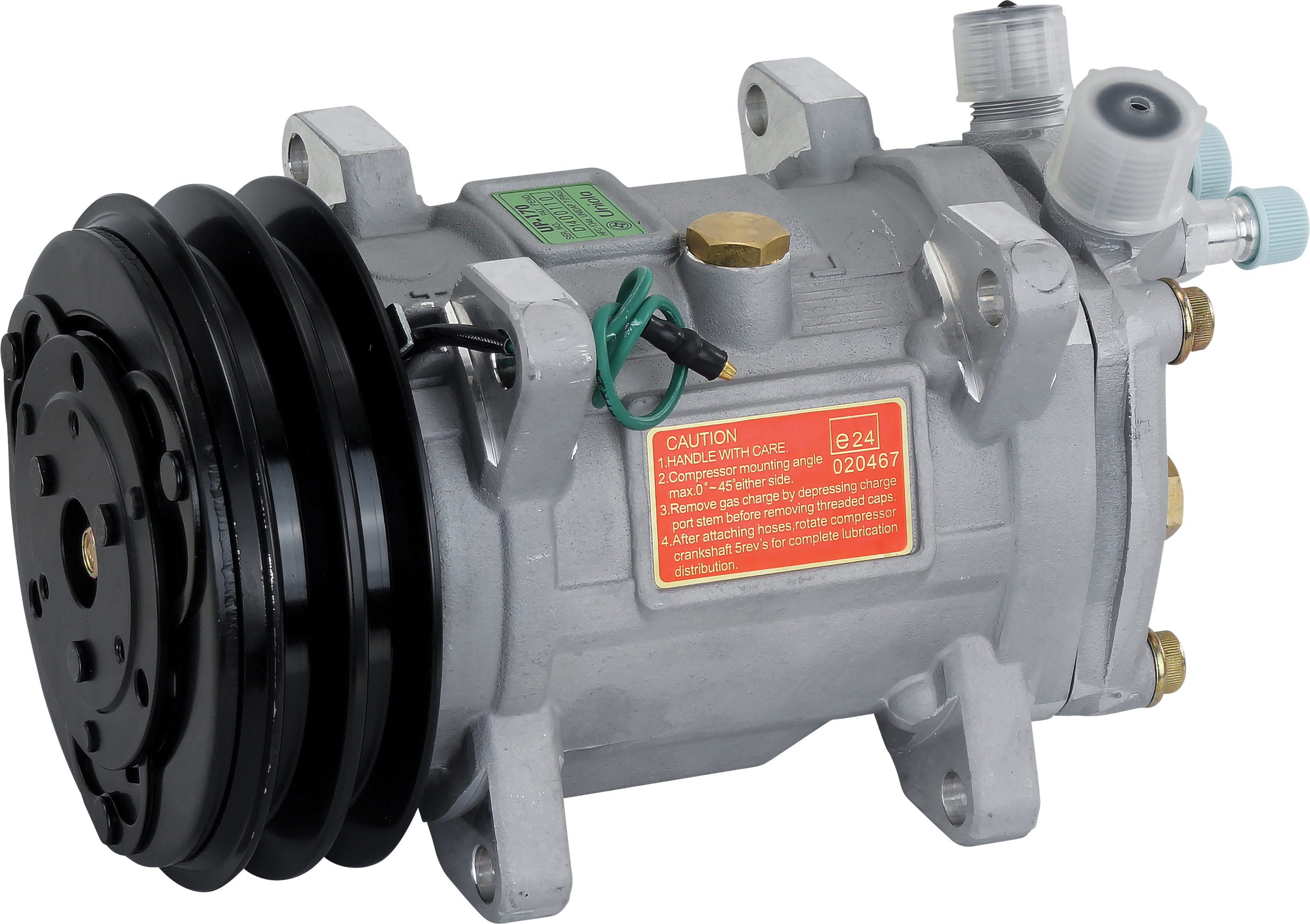 COMPRESSOR, UNICLA, UP170 4295, 24V, 2A, 132MM, VERT O-RING, R134A