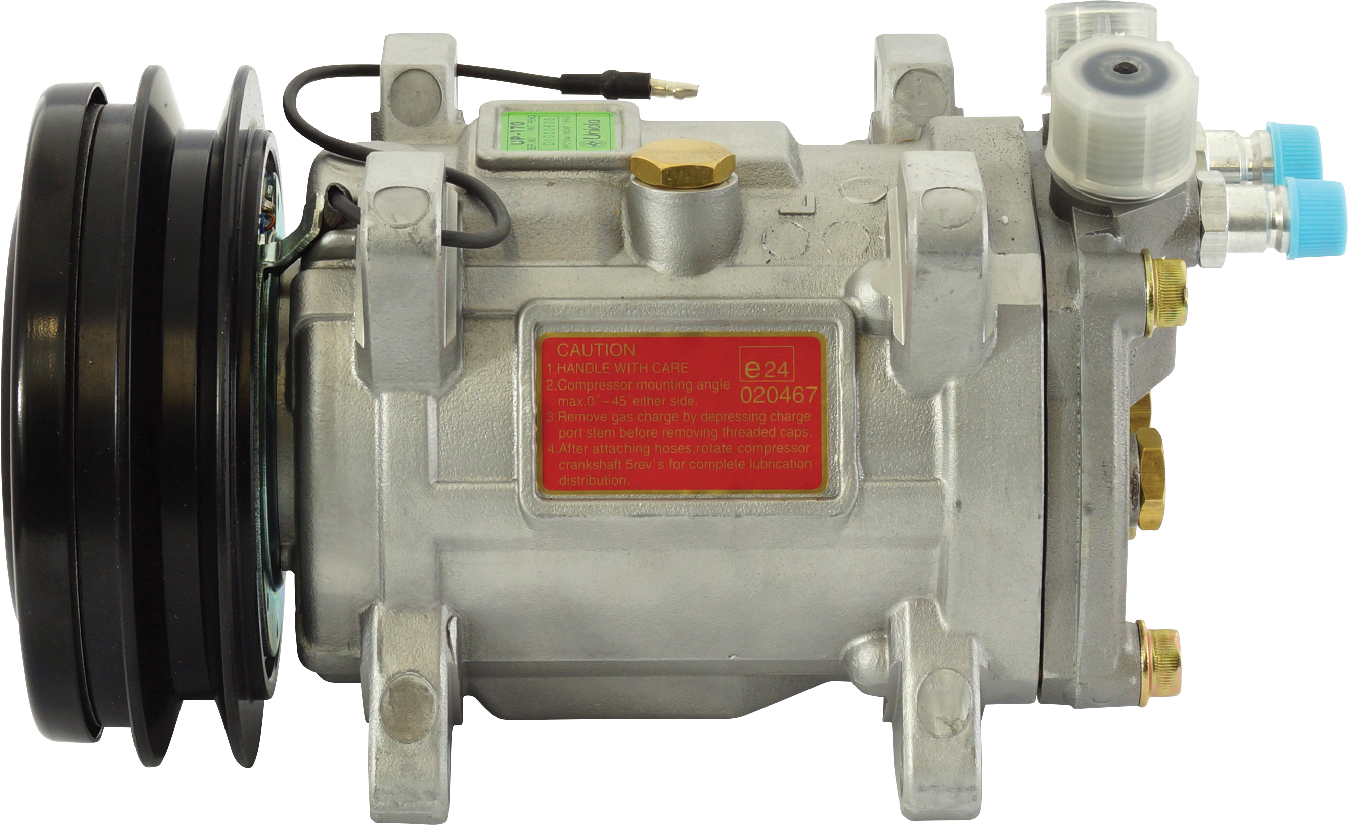 COMPRESSOR, UNICLA, UP170 6315, 12V, 1B, 135MM, VERT O-RING, R134A