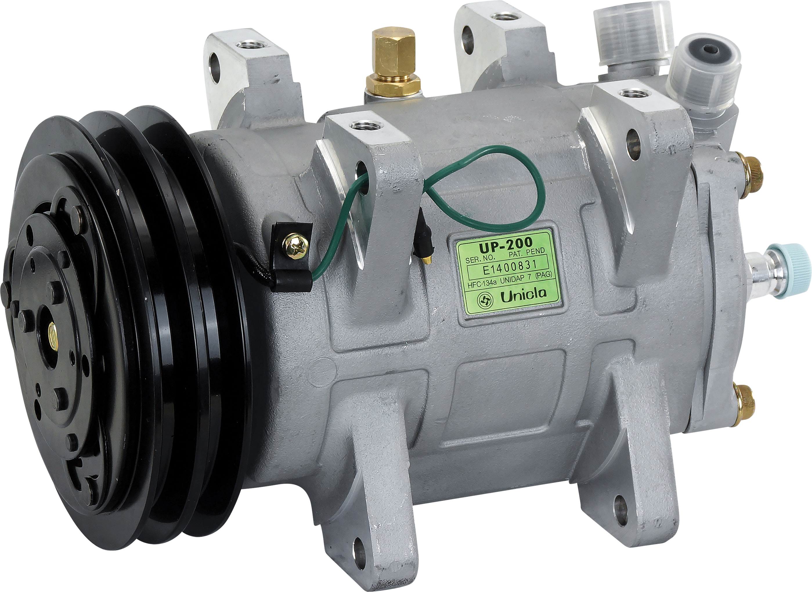COMPRESSOR, UNICLA, UP200 4206, 24V, 2A, 145MM, VERT O-RING, R134A