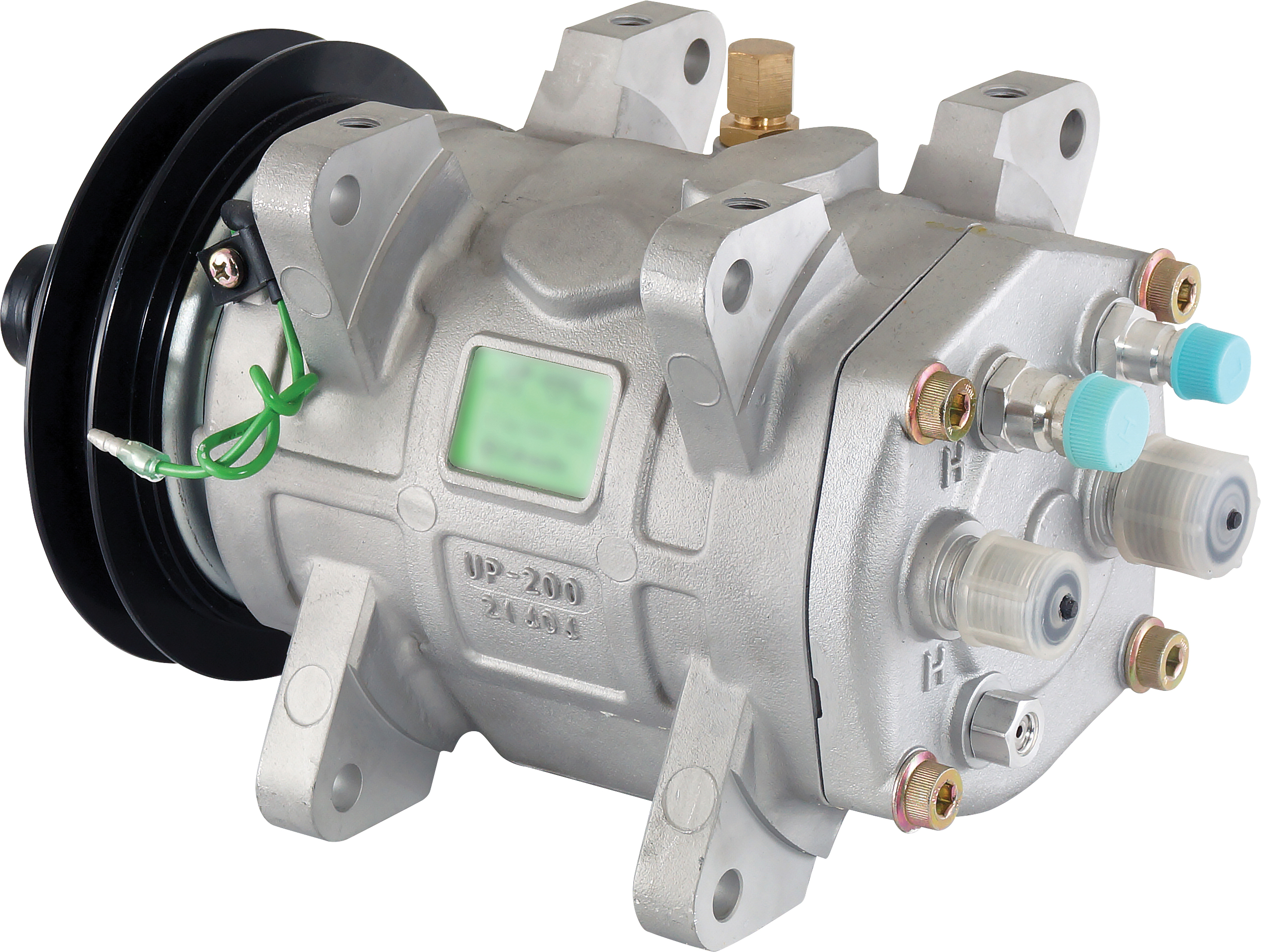 COMPRESSOR, UNICLA, UP200 4235, 24V, 1B, 145MM, REAR O-RING, R134A