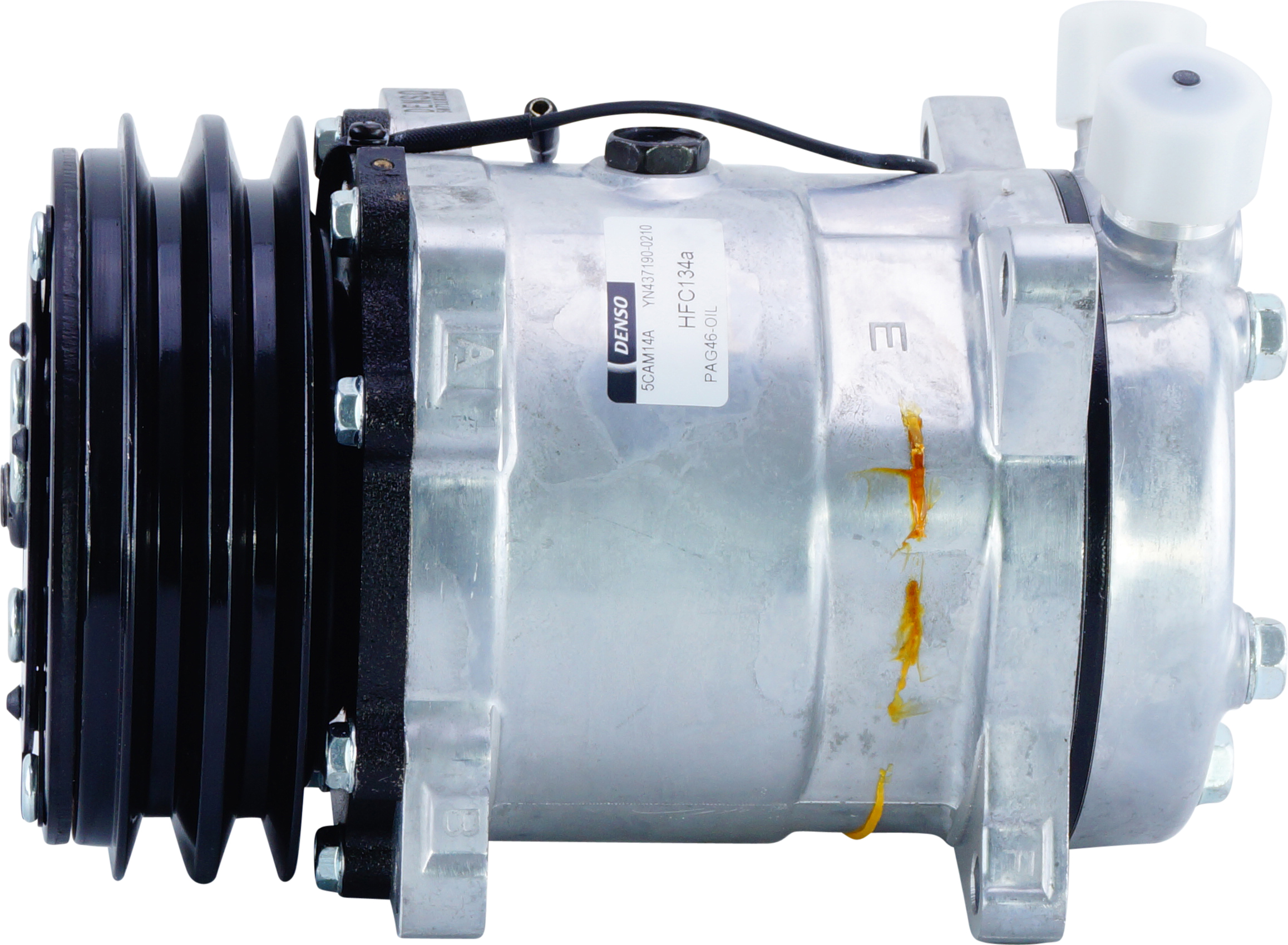 COMPRESSOR, DENSO, 12V, 2A, 132MM, VERT O-RING, R134A