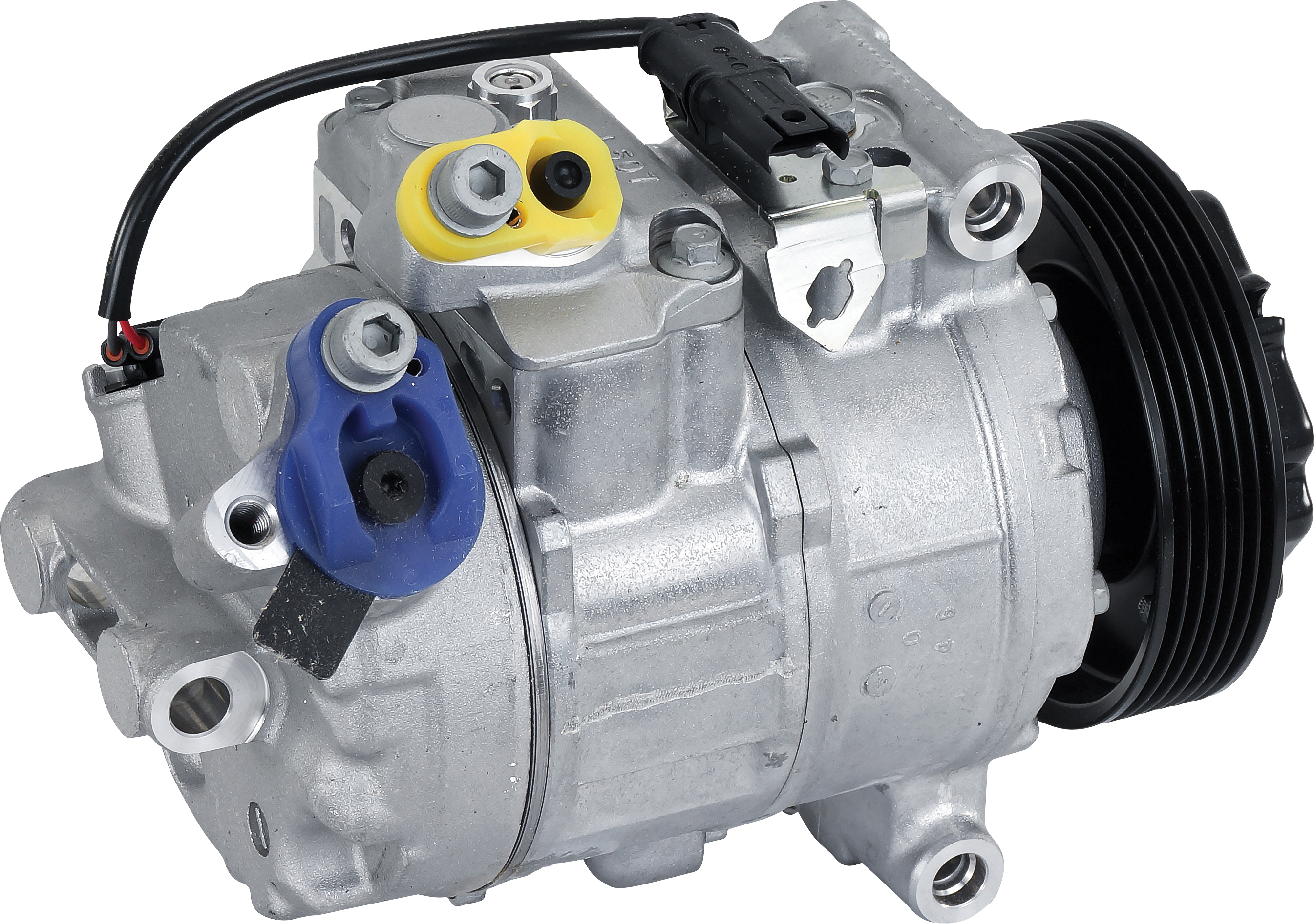 COMPRESSOR, BMW 1-SERIES E81, E82, E87, E88 3-SERIES E90 2005-, DENSO, 6SEU14C, 6PV, 110MM