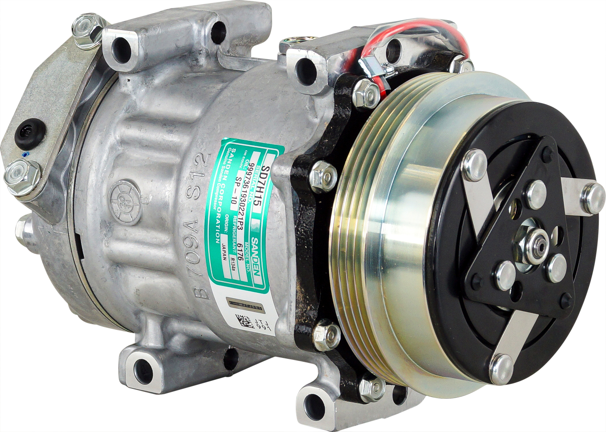 SANDEN OE 6176 COMPRESSOR, SD7H15, 12V