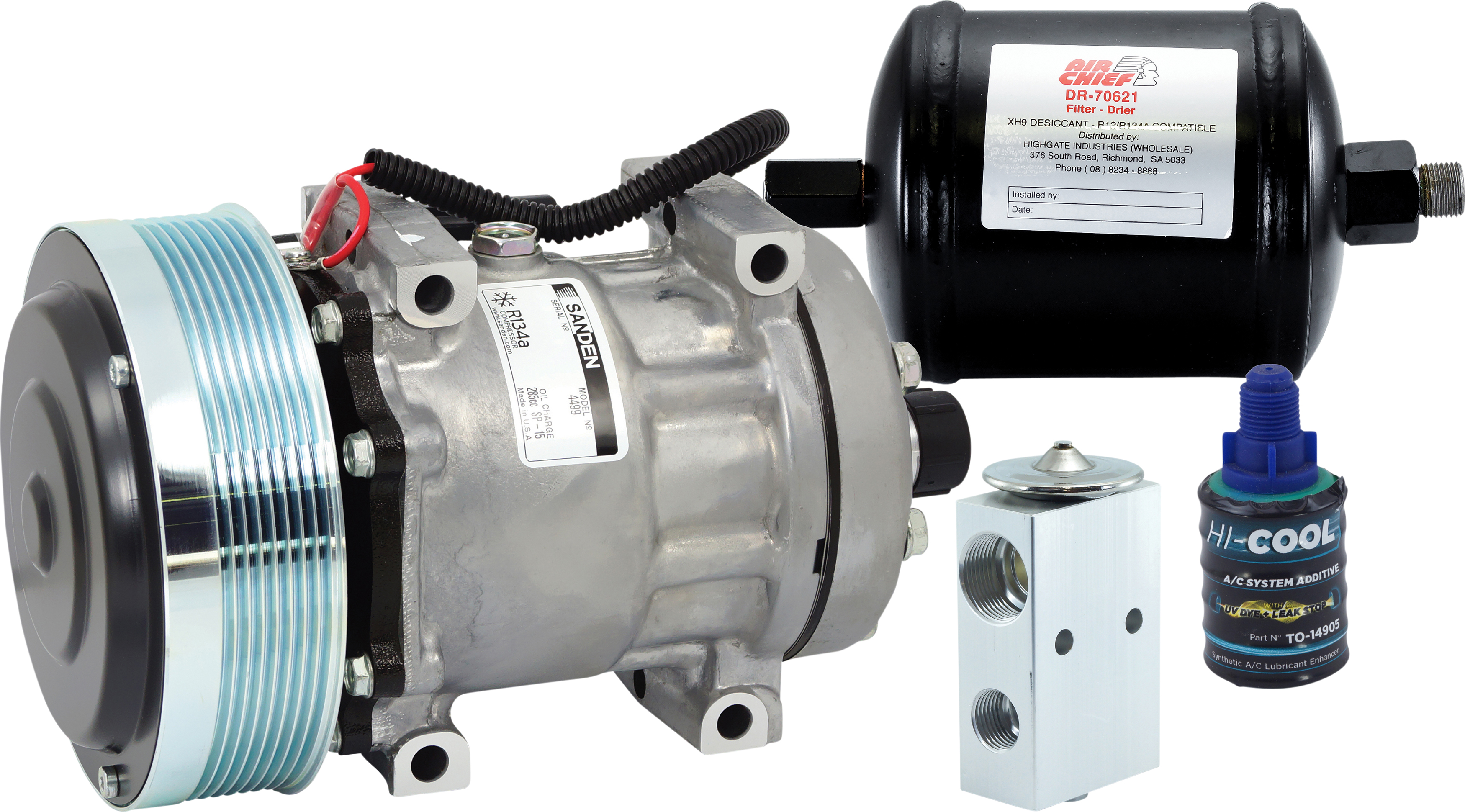 COMPRESSOR KIT, CASE TRACTOR, MAGNUM 215-380, QUATRAC 370-620, STX375-STX535