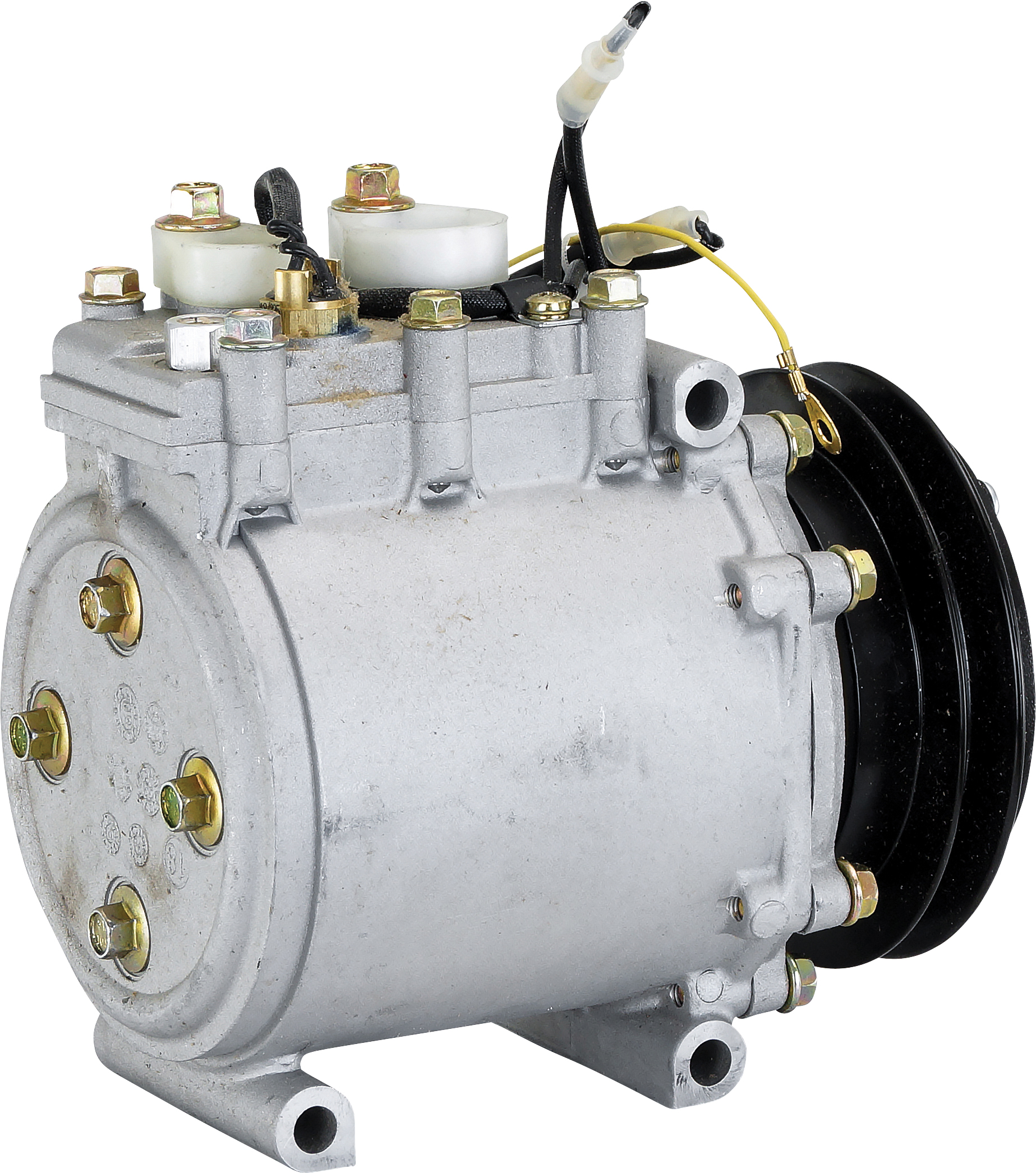 COMPRESSOR, CATERPILLAR 307C, 320C, MITSUBISHI, MSC90T, 24V, 1C, 125MM