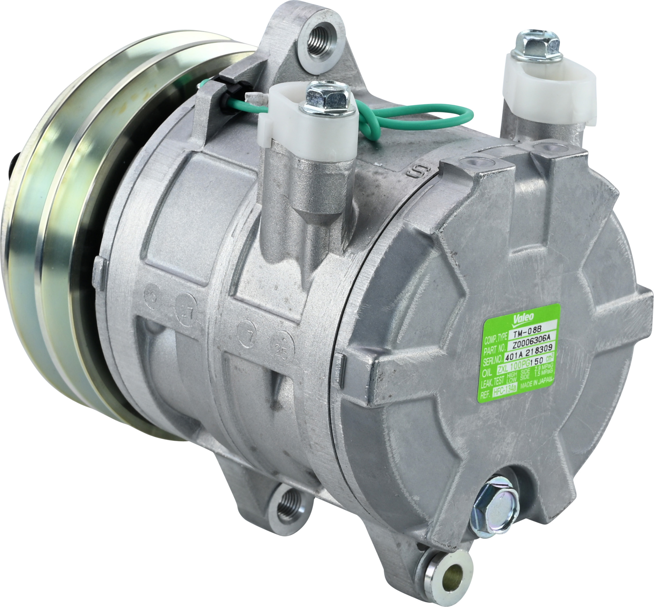 COMPRESSOR, CATERPILLAR EXAVATOR, MINI HYDRAULIC 304,305,305.5,306,306E, TAMA, TM08B, 24V, 2A, 125MM