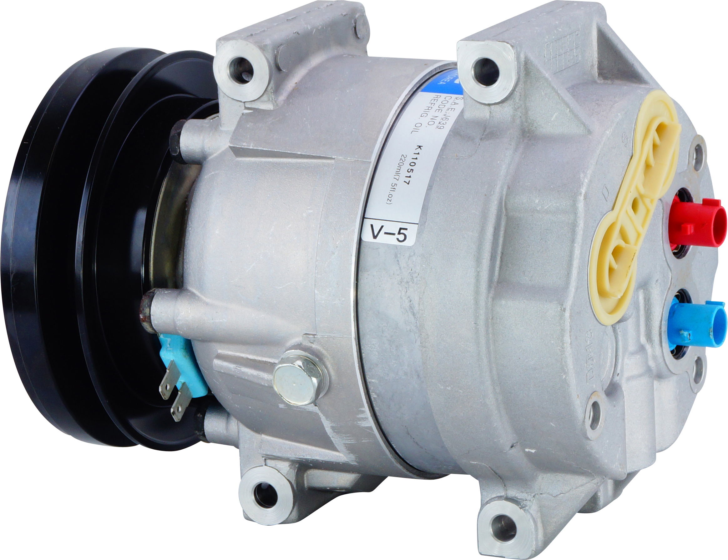 COMPRESSOR, DAEWOO CIELO, ESPERO 1.5I 4CYL 1994-, S-SERIES (REPL DELPHI), V5, 1A, 130MM