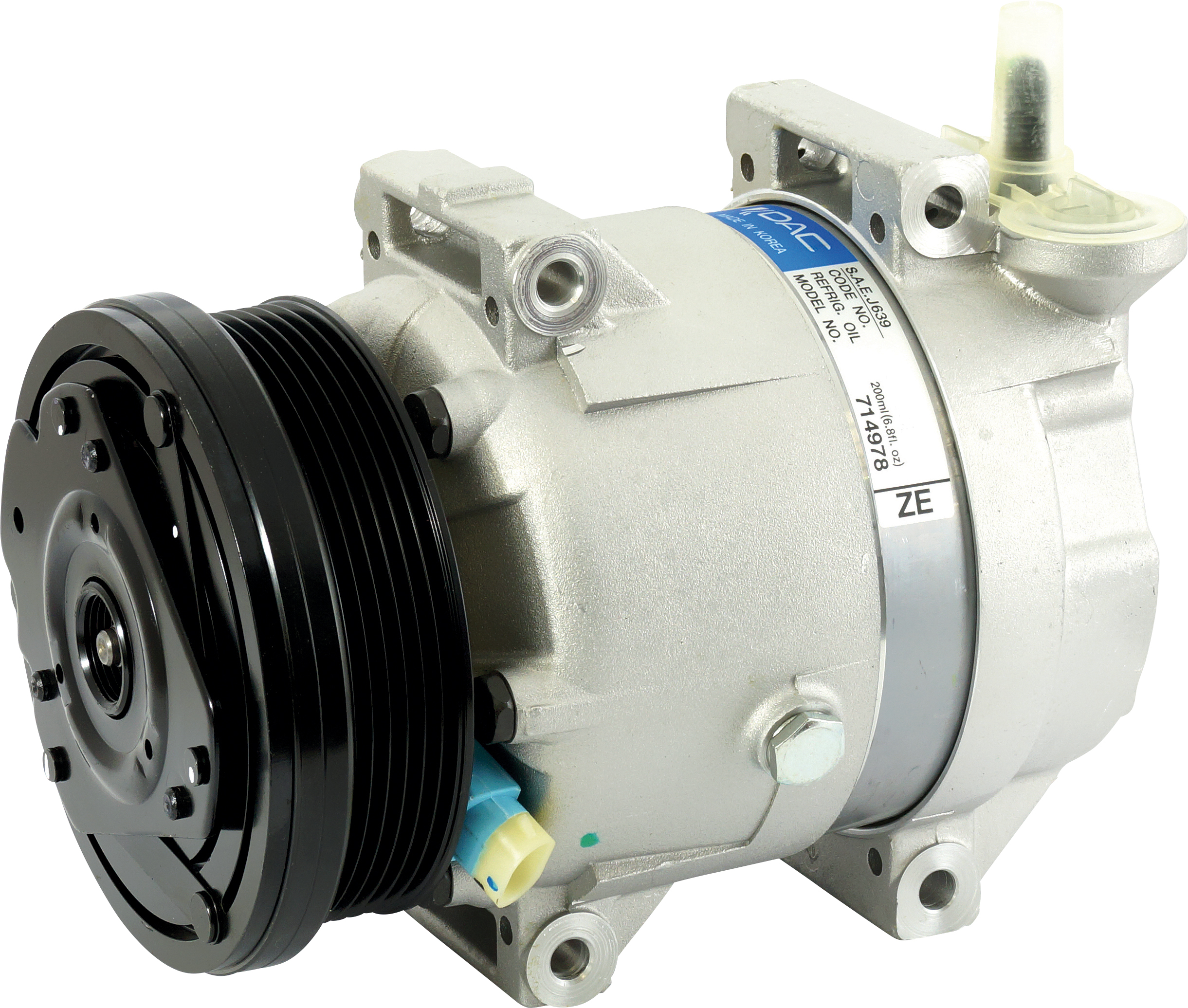 COMPRESSOR, DAEWOO KALOS 4 CYL 1.5I 04/03-12/04, DELPHI, V5, 6PV, 110MM