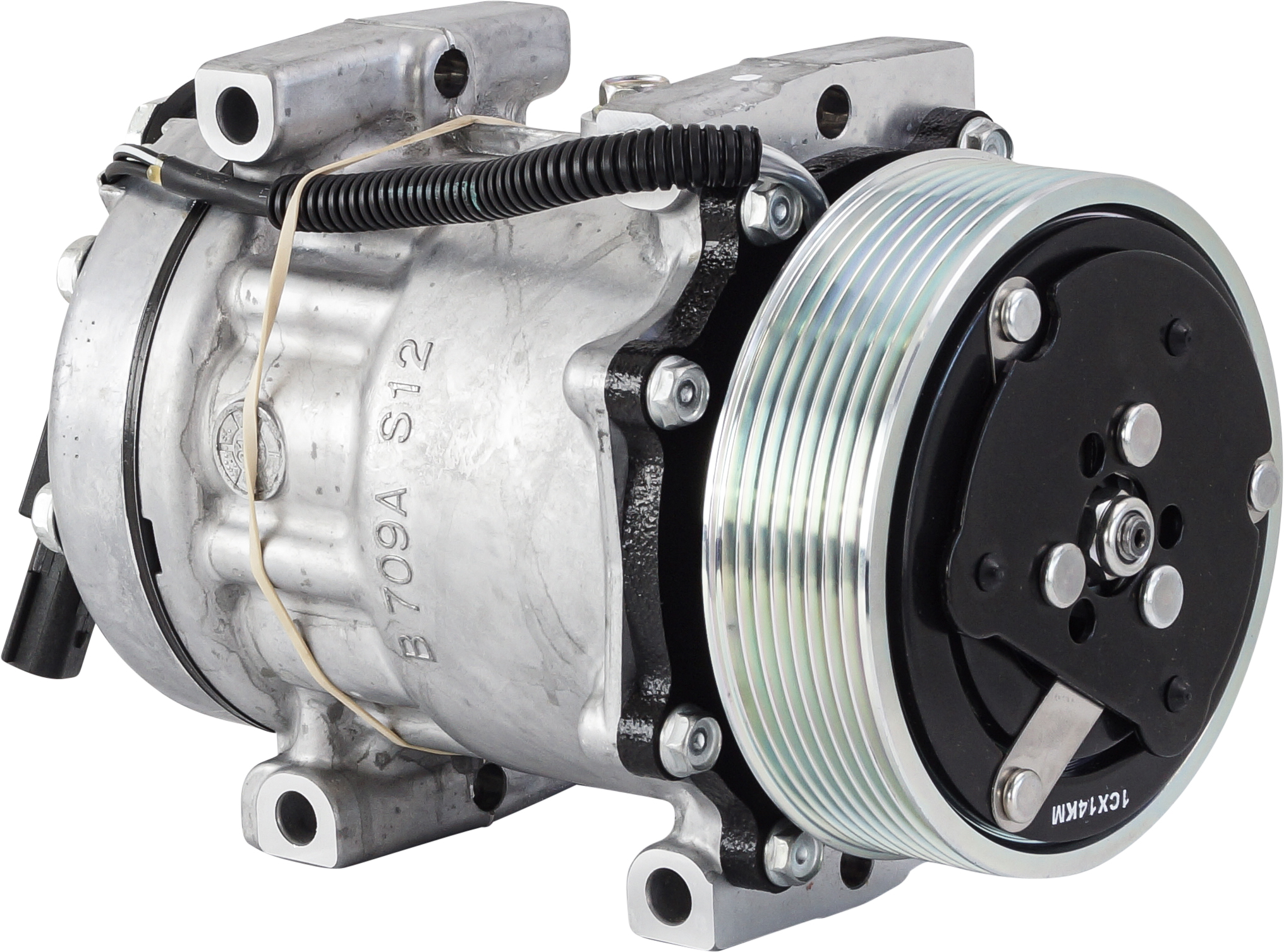 COMPRESSOR, DODGE RAM, 2500, 3500, 97-05, SANDEN, SD7H15, 8PV, DIRECT MOUNT, REAR PAD