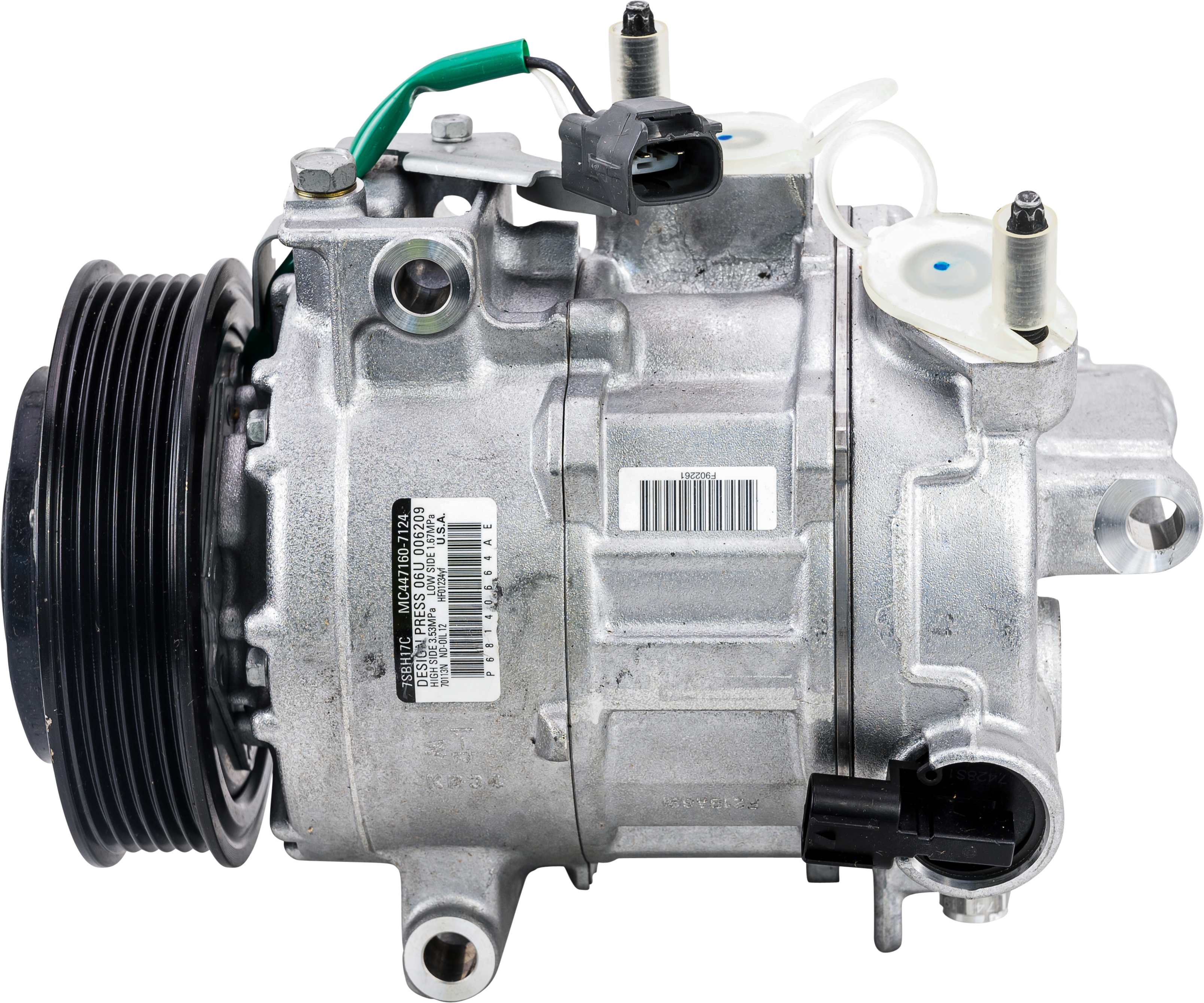 COMPRESSOR, DODGE RAM 2018, DENSO, 7SBH17C, 12V, 6PV, 120MM