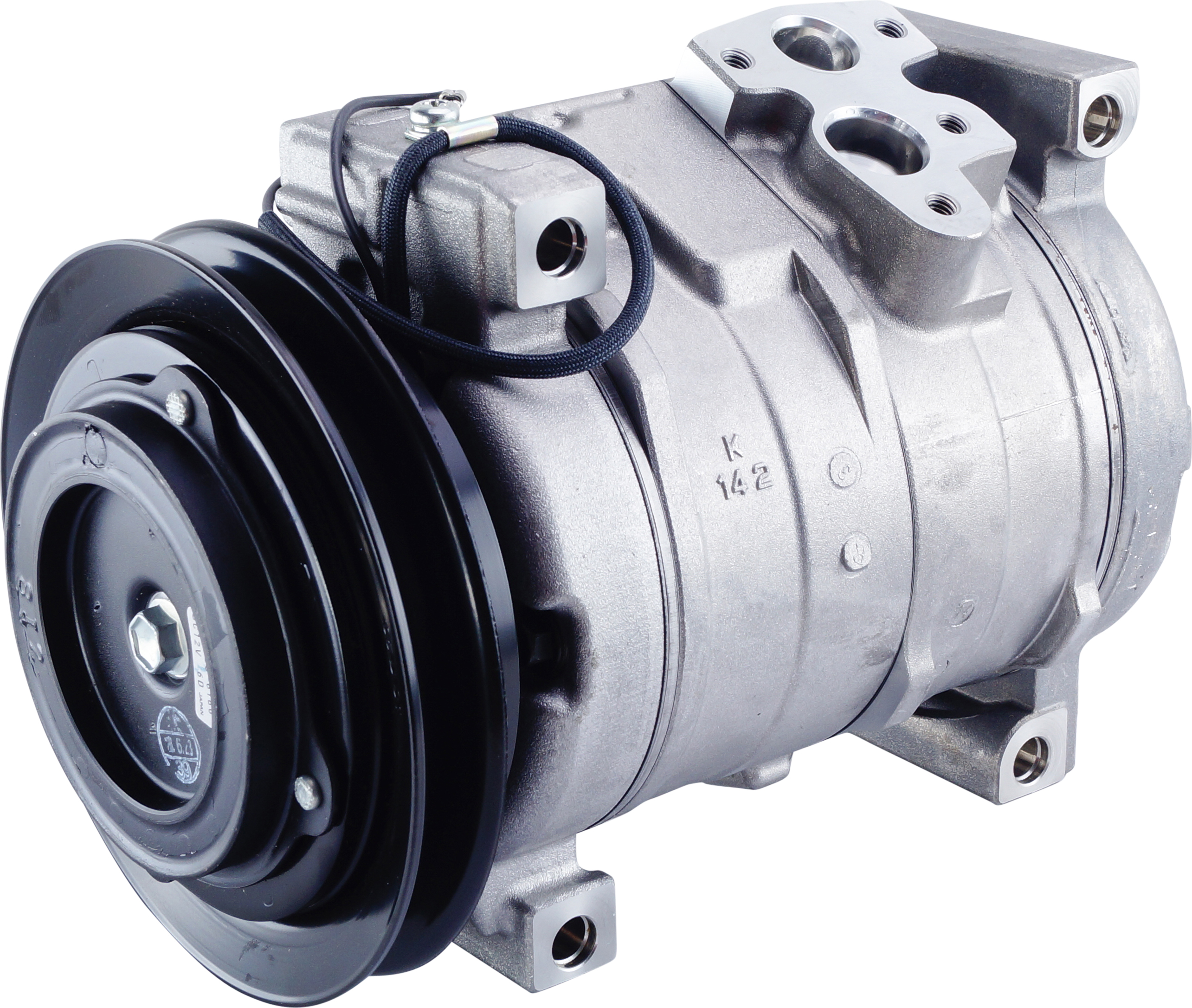 COMPRESSOR, FENDT VARIO 309, 310, 311, 312, 313, 512, 720, DENSO, 10S17C, 12V, 1A, 133MM