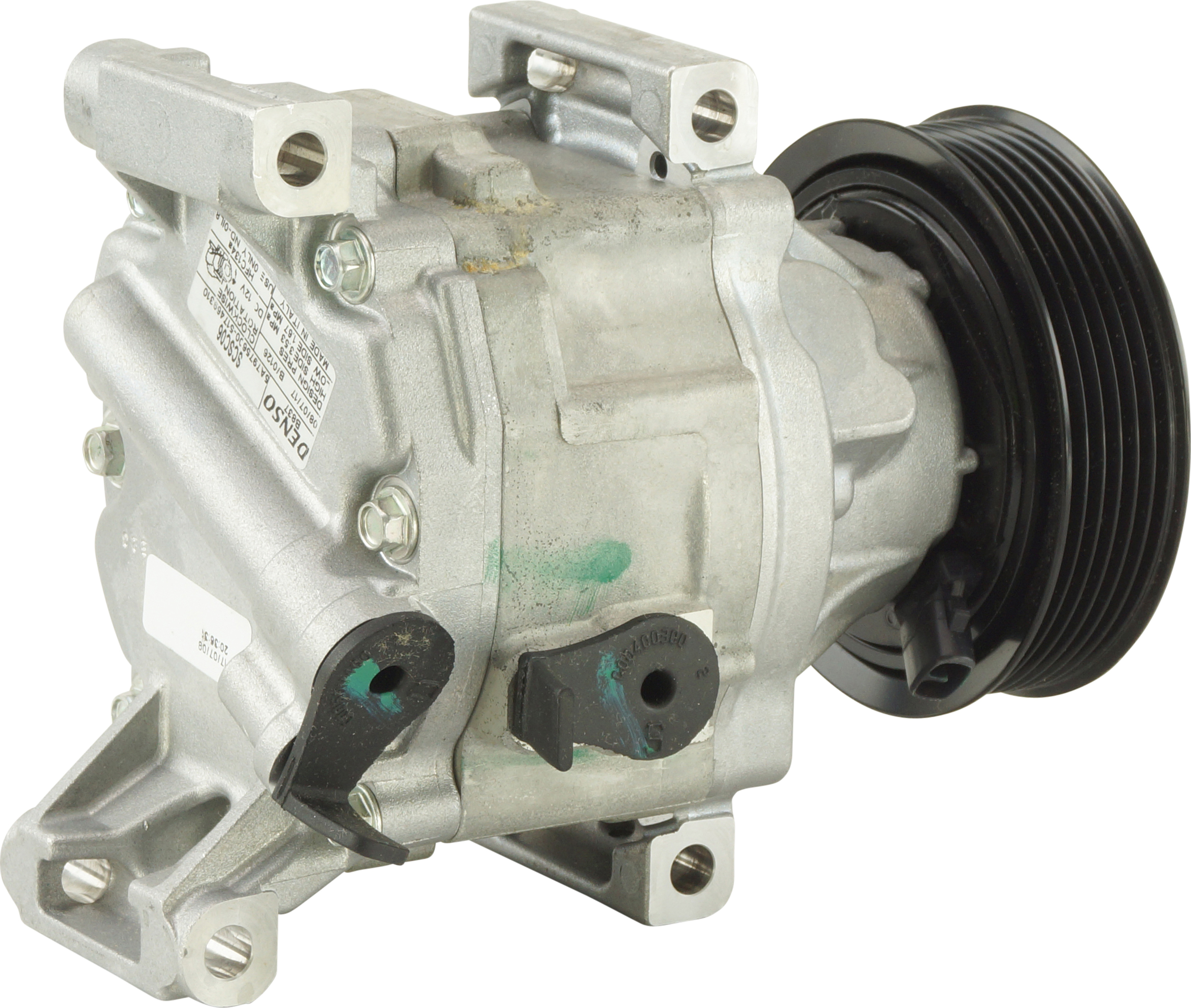 COMPRESSOR, FIAT 500, PANDA, PUNTO DIESEL 07/06-, DENSO, SCSC06, 6PV