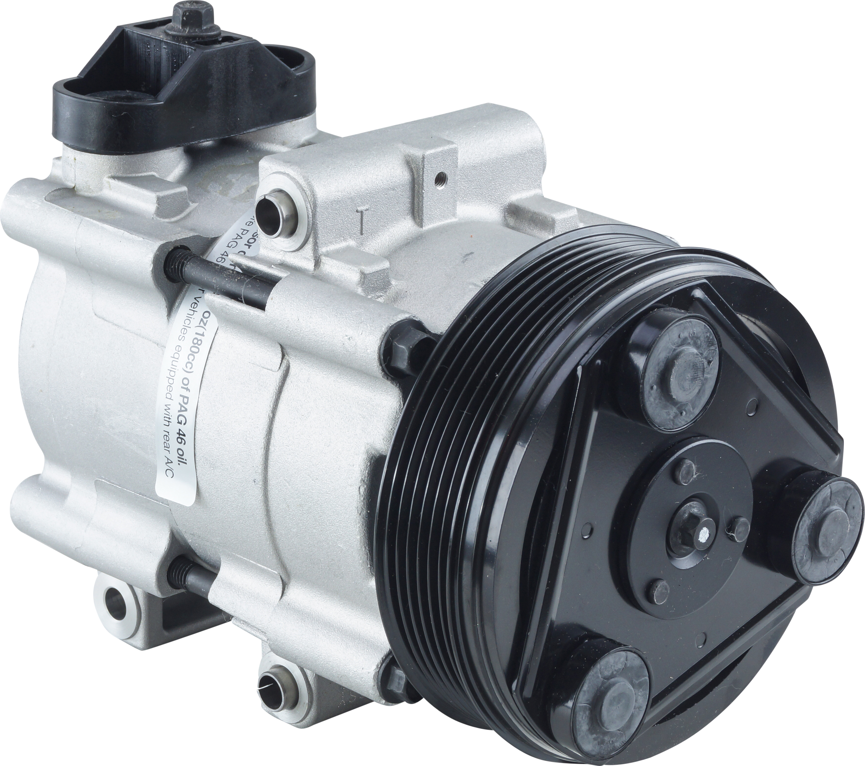 COMPRESSOR, FORD F250 4.2TD (SOME MODELS), HALLA, 6PV, 130MM, VERT PAD, AF