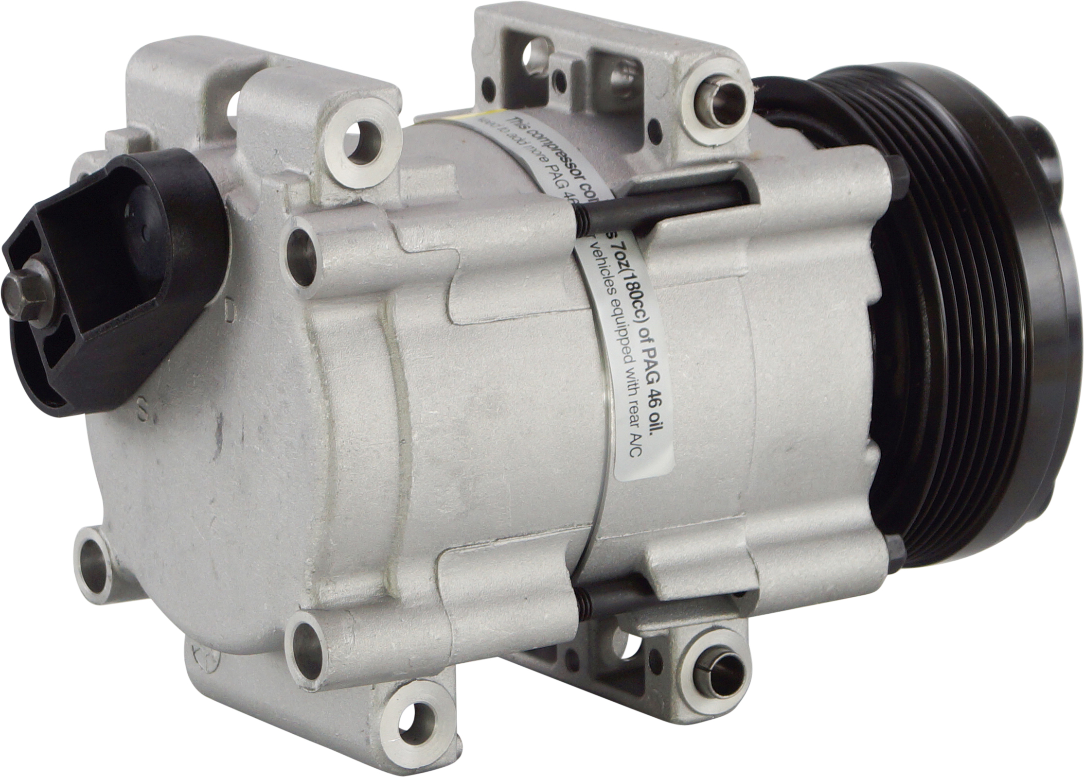 COMPRESSOR, FORD FALCON AU 6 CYL 4.0I 09/98-10/02, S-SERIES (REPL HALLA), FS10, 6PV, 115MM