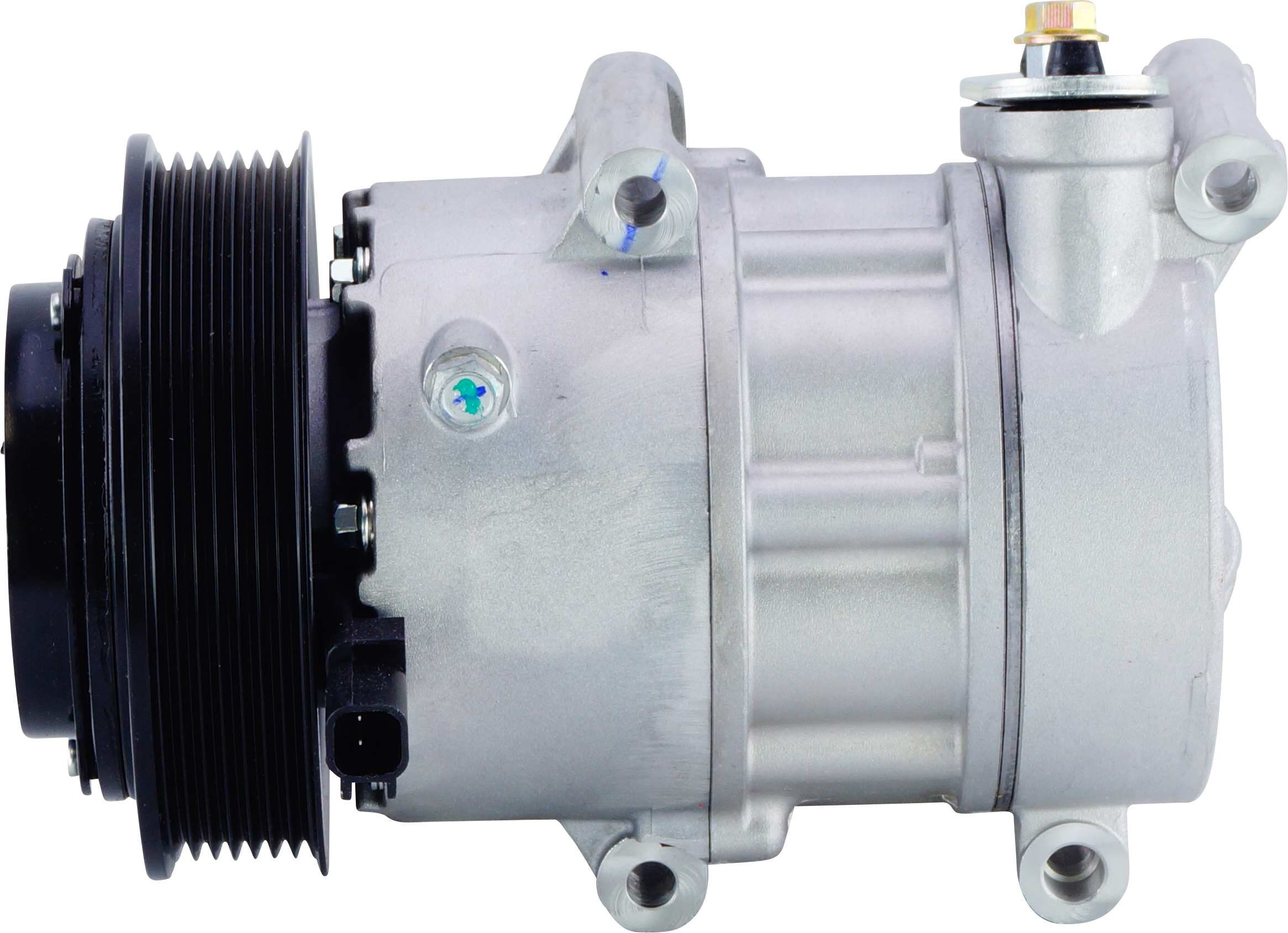 COMPRESSOR, FORD TRANSIT VM 4 CYL 2.4TD 03/06-03/09, S-SERIES (REPL VISTEON), VS16, 7PV, 129MM, VERT