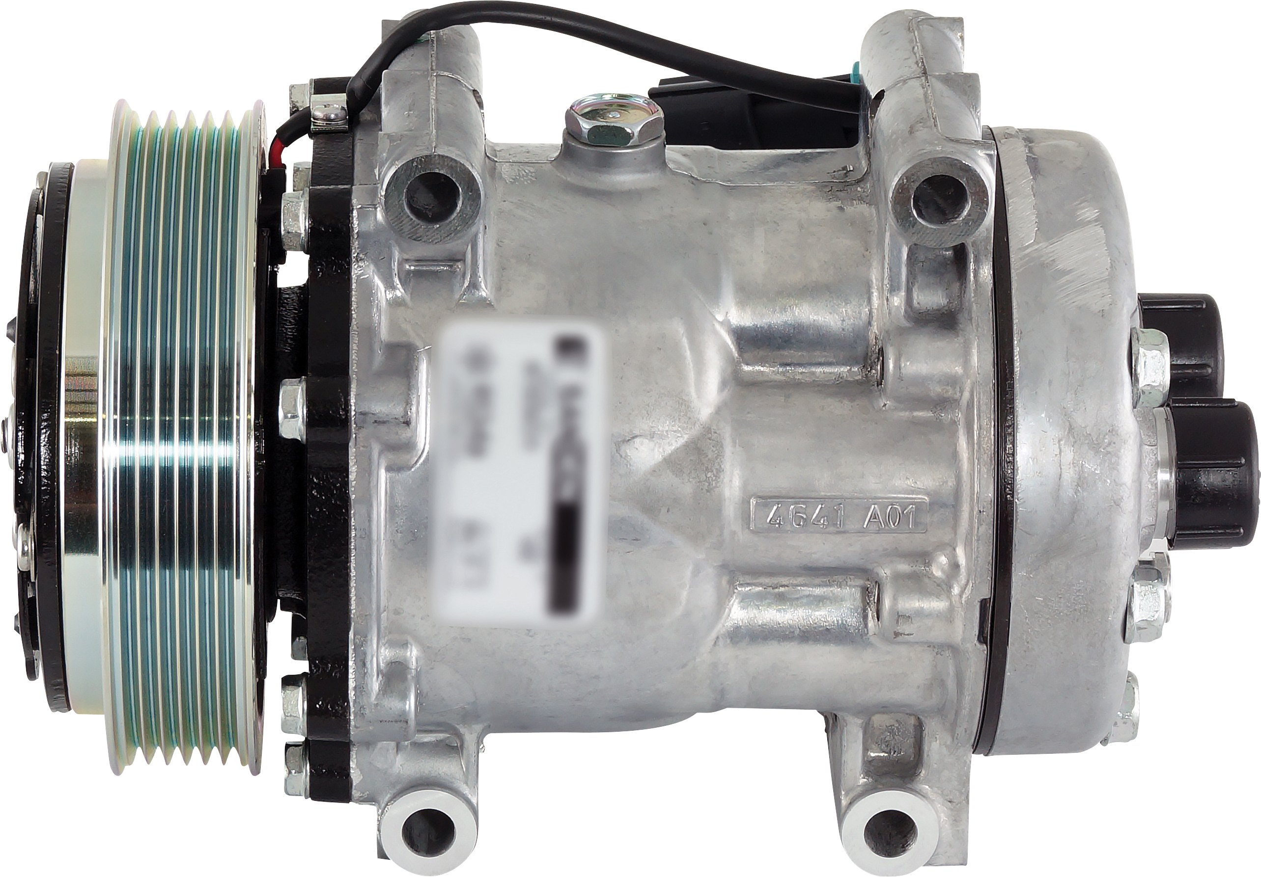 COMPRESSOR, FREIGHTLINER ARGOSY, SANDEN, SD7H15 U4761, 12V, 6PV, REAR TUBE-O, DIRECT MOUNT