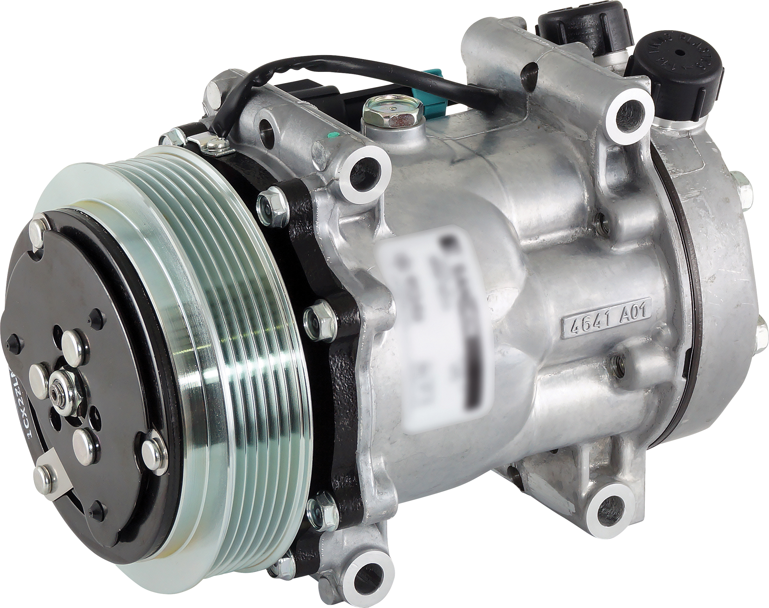 COMPRESSOR, FREIGHTLINER, SANDEN, SD7H15, 12V, 6PV, VERT TUBE-O, DIRECT MOUNT