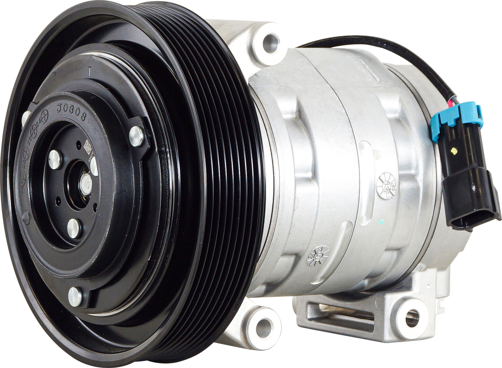 COMPRESSOR, FREIGHTLINER, WESTERN STAR, VALEO, 10S15C, 12V, 8PV, 163MM, PAD, DIRECT MOUNT