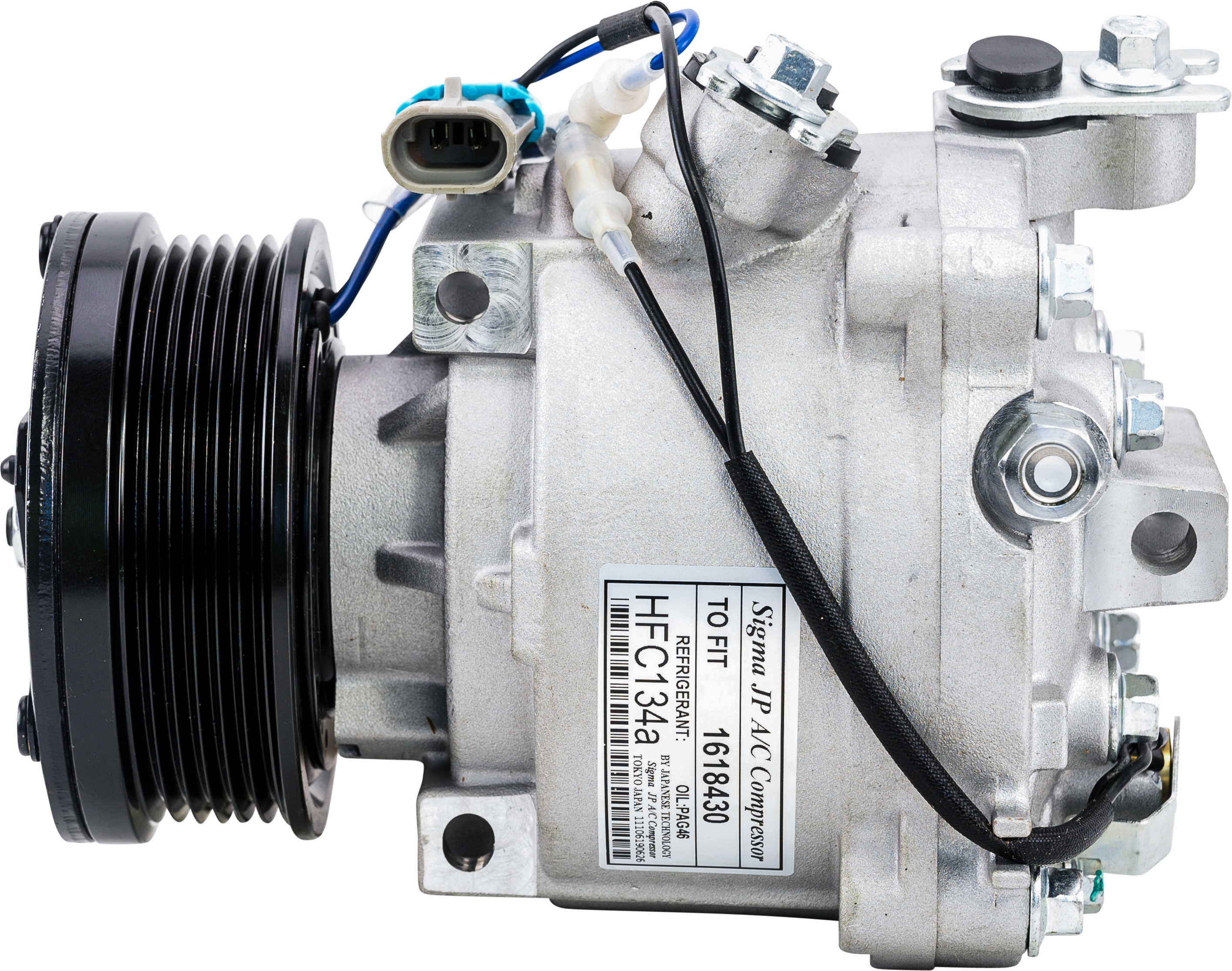 COMPRESSOR, HOLDEN BARINA TM 4 CYL 1.6I 10/11-02/15, GM, QS90, 6PV, 120MM