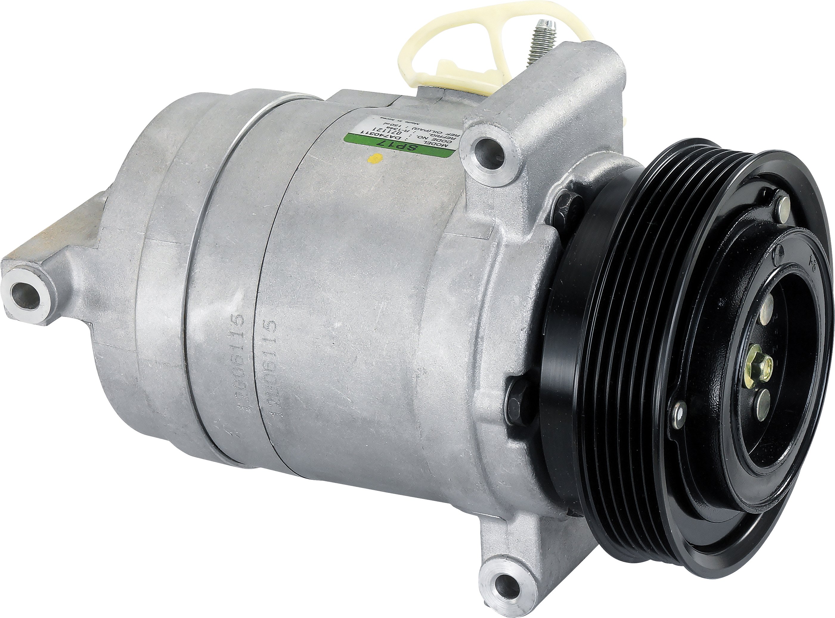 COMPRESSOR, HOLDEN CAPTIVA CG 3.2L V6 2006-, DELPHI, SP17, 6PV, 125MM