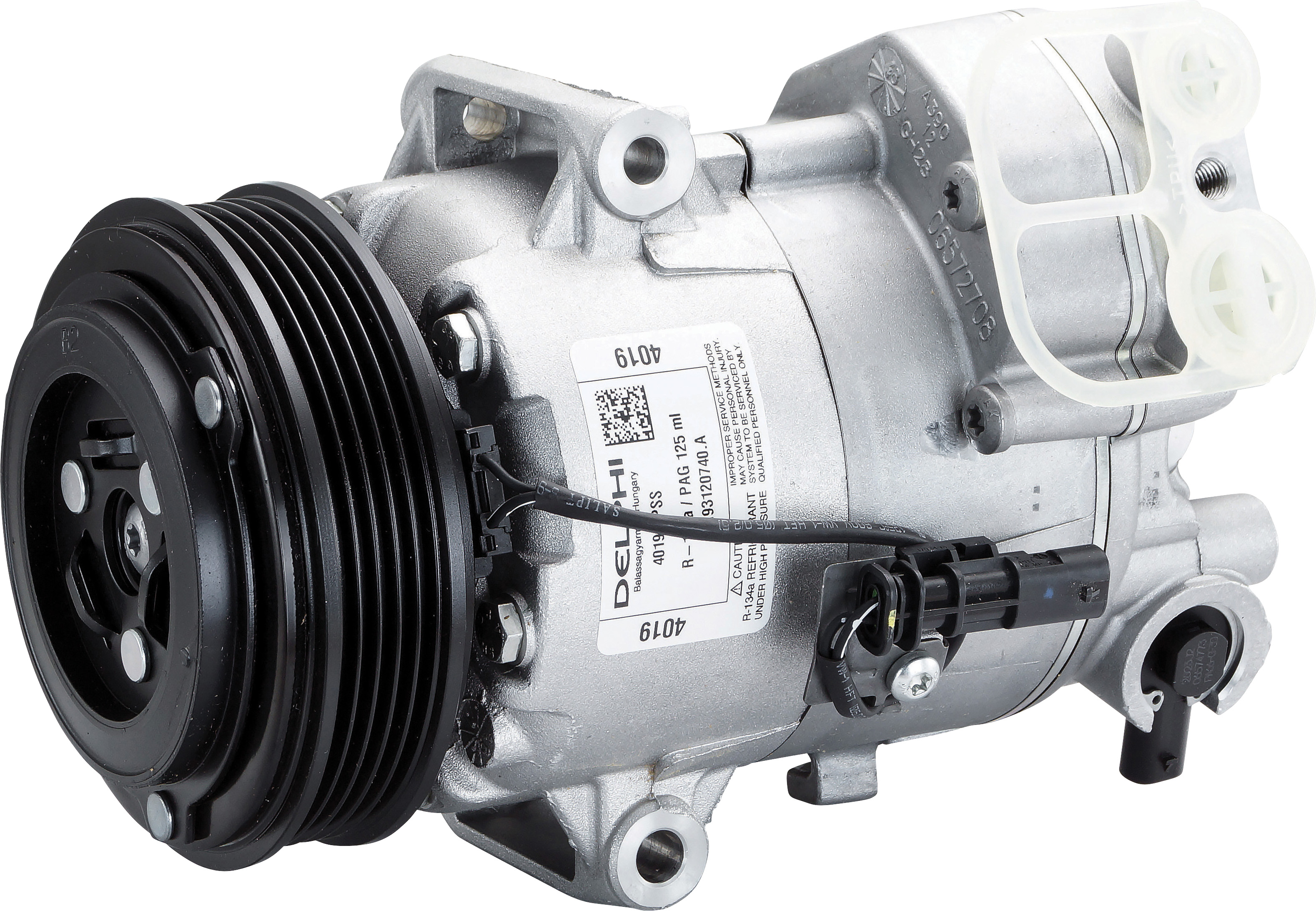 COMPRESSOR, HOLDEN CRUZE JH 1.4TD 11/11-01/15, DELPHI, 5PV, WITH CLUTCH, ELECTRIC CONTROL