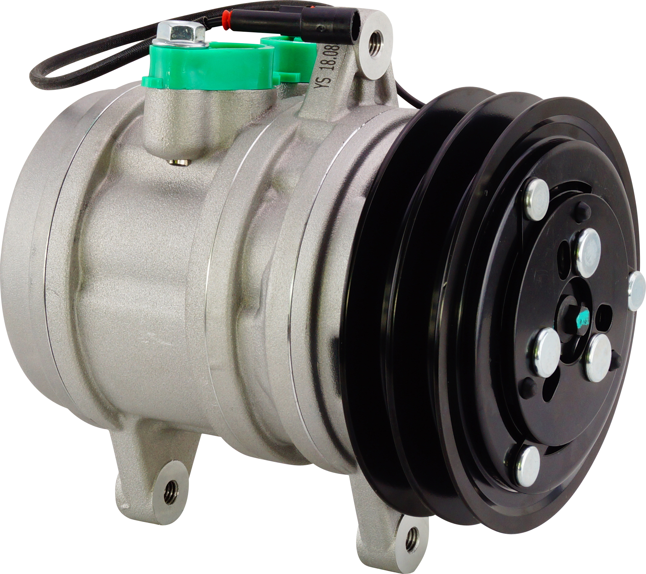 COMPRESSOR, HOLDEN RODEO TF 4 CYL 2.8TD 04/98-03/03, S-SERIES (REPL DELPHI), SP10, 2A, 121MM