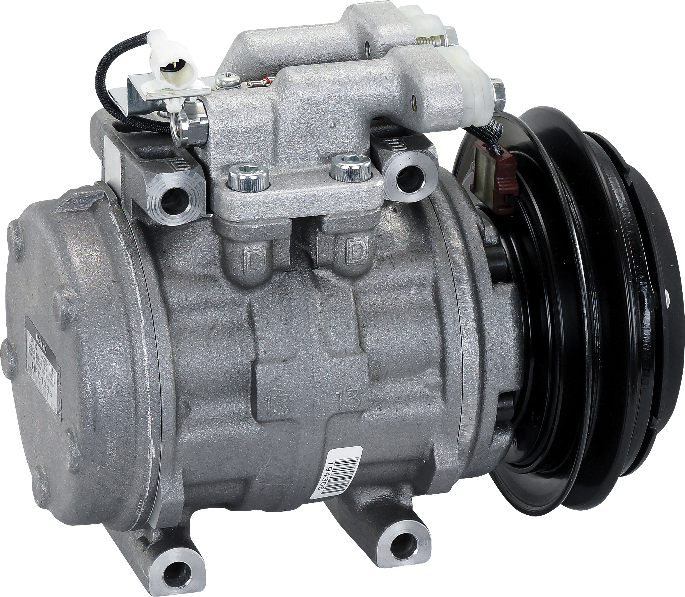 COMPRESSOR, HINO FD2J, FF1J, FM1J, FT1J, DENSO, 10P13C, 24V