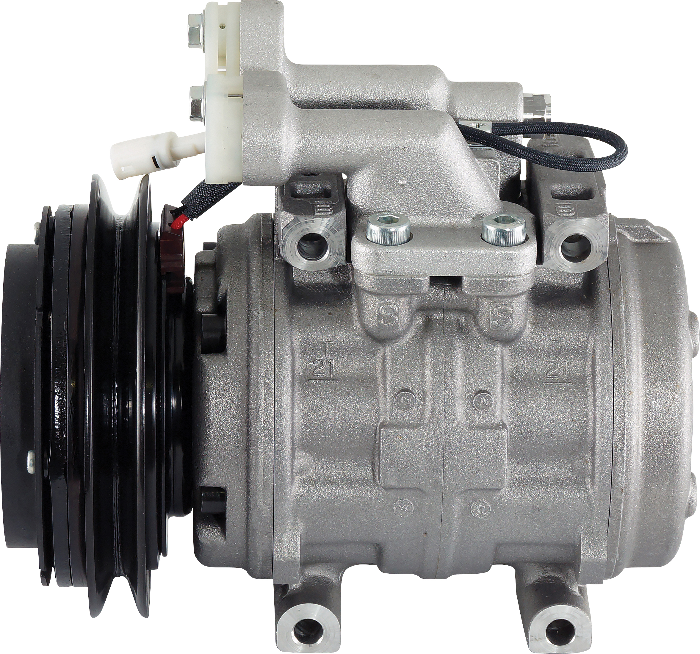 COMPRESSOR, HINO FD3H, FE, FF3H, GT3H, DENSO, 24V