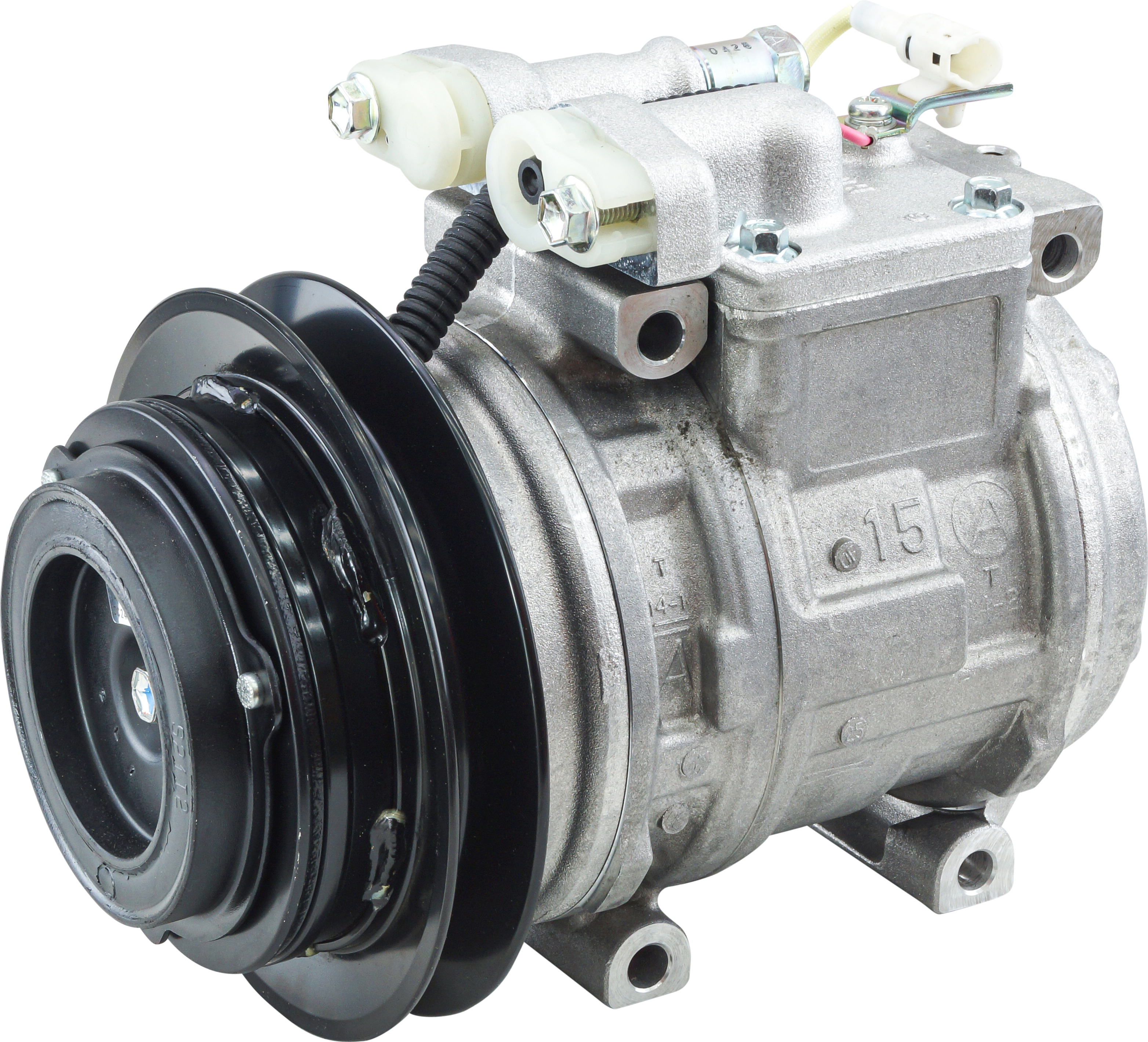 COMPRESSOR, HINO FS1K 2003, DENSO, 10PA15C, 24V, 1B