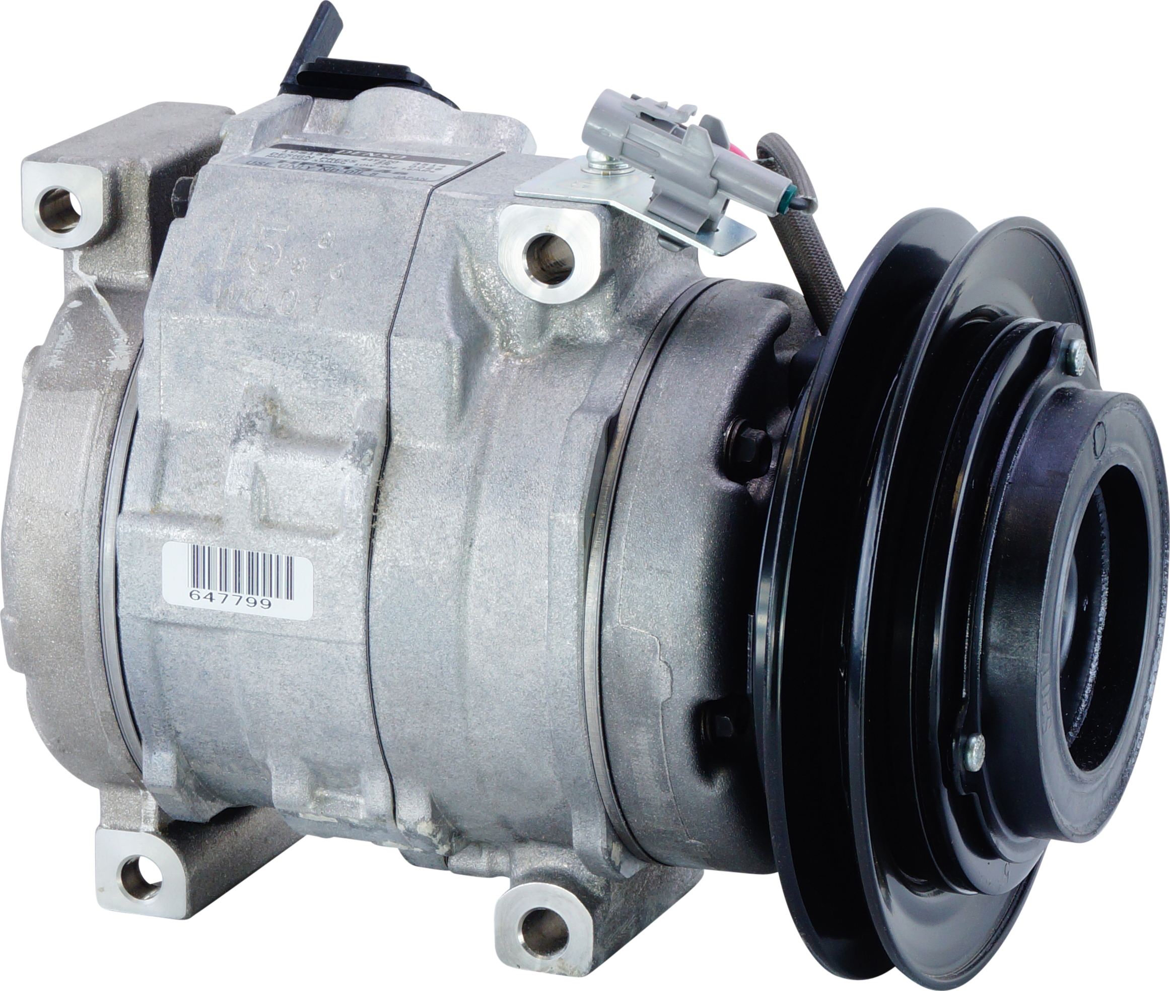 COMPRESSOR, HINO DYNA, 4.5L, 4.6L, DENSO, 10S15C, 24V, 1A