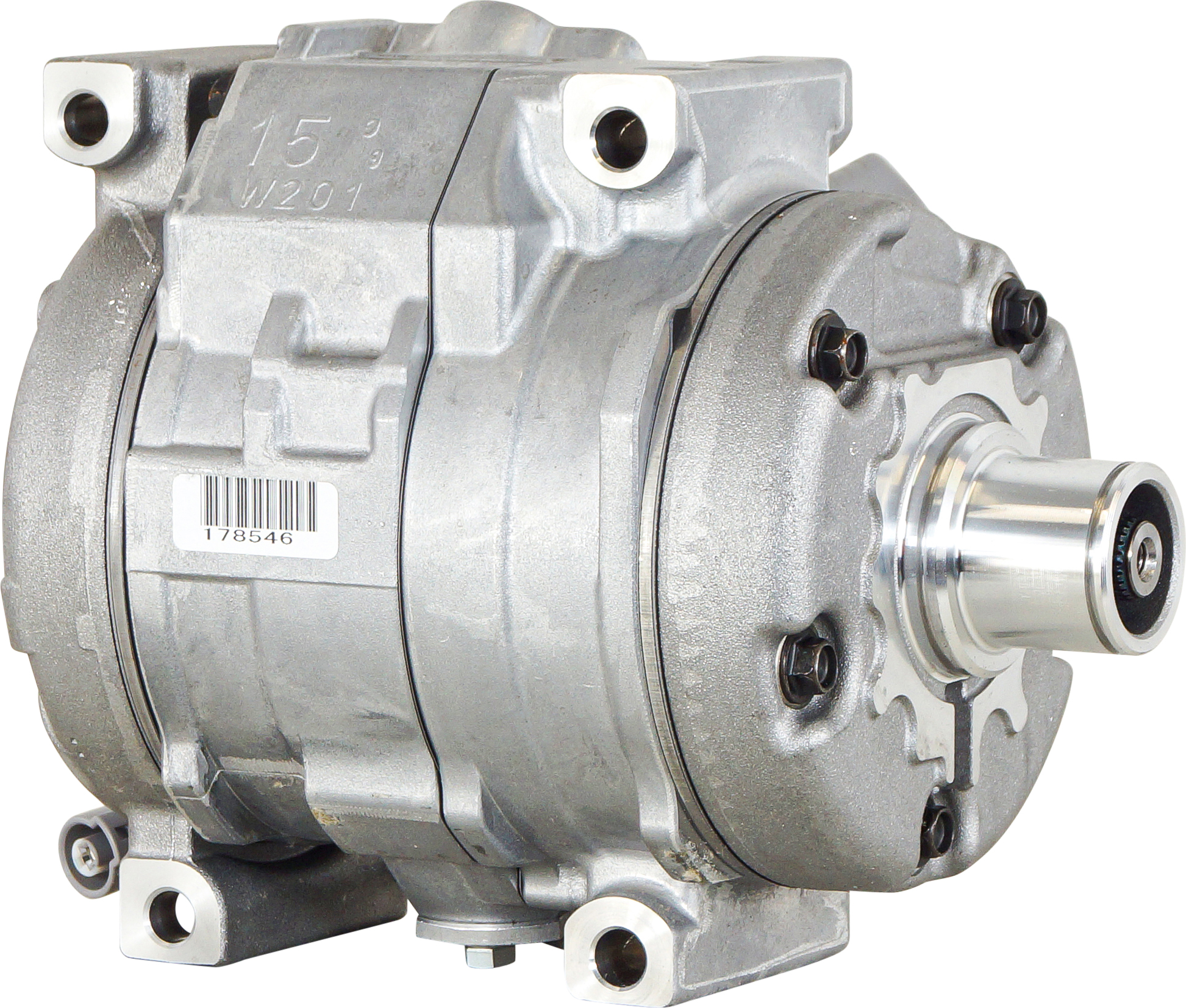 COMPRESSOR, HINO, DENSO, 10S15C, 24V, BARE BODY ONLY,  PAD, WITH SPEED SENSOR