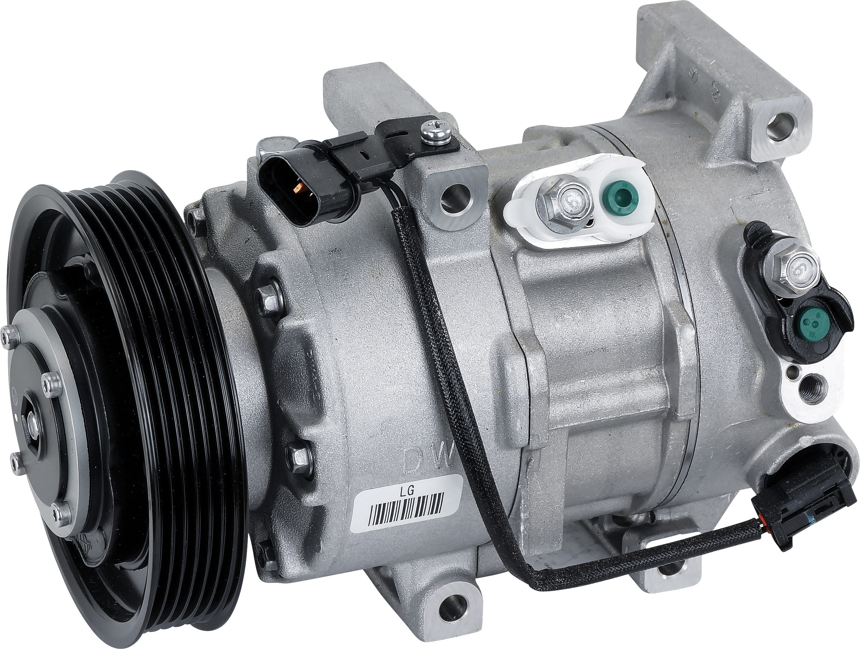 COMPRESSOR, HYUNDAI ACCENT RB 1.6L, 1.6TD 07/11-, HALLA, ELECTRIC CONTROL