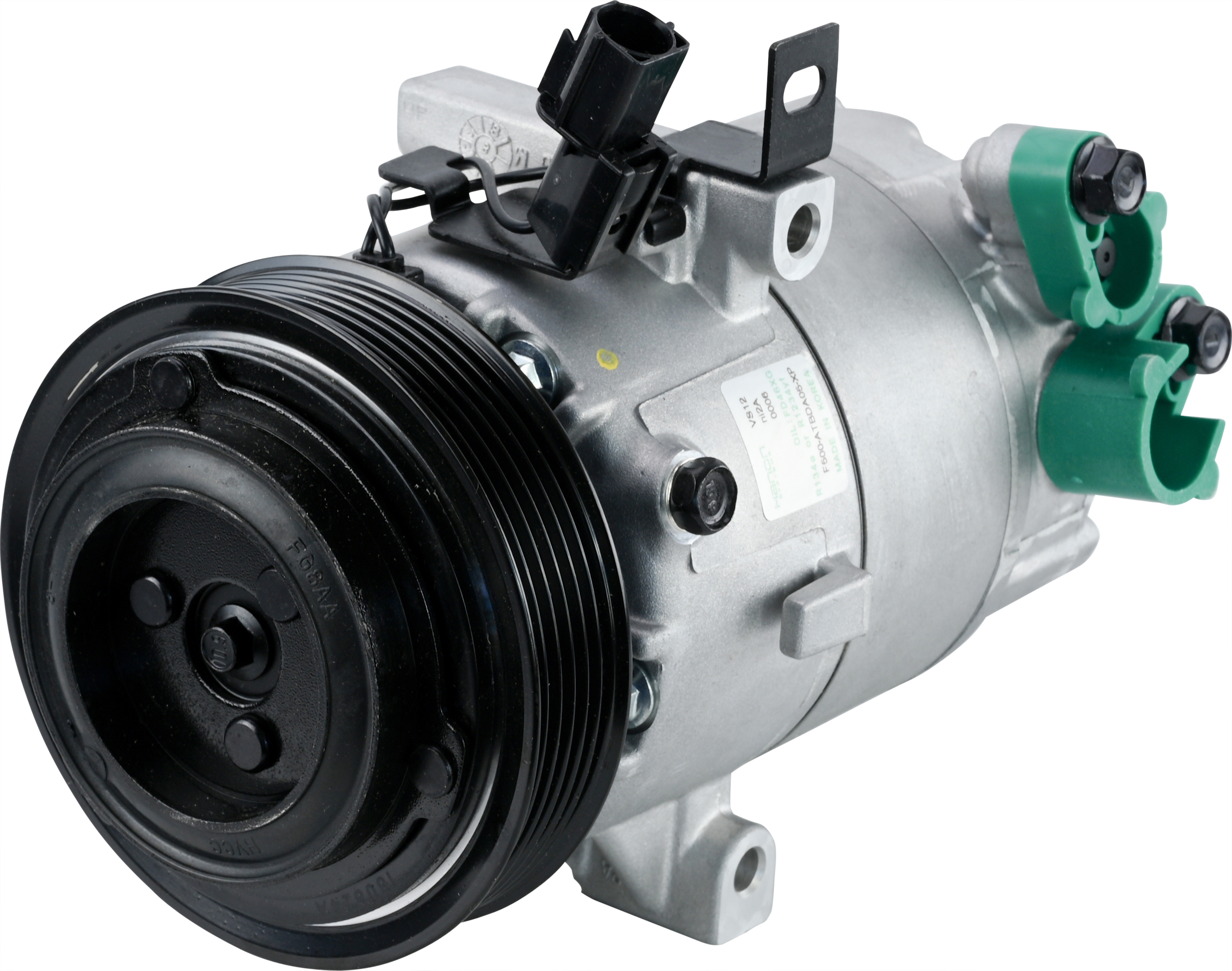 COMPRESSOR, HYUNDAI ELANTRA MD 1.8I 06/11-11/15, HALLA, VS12, 12V, 6PV, 115MM