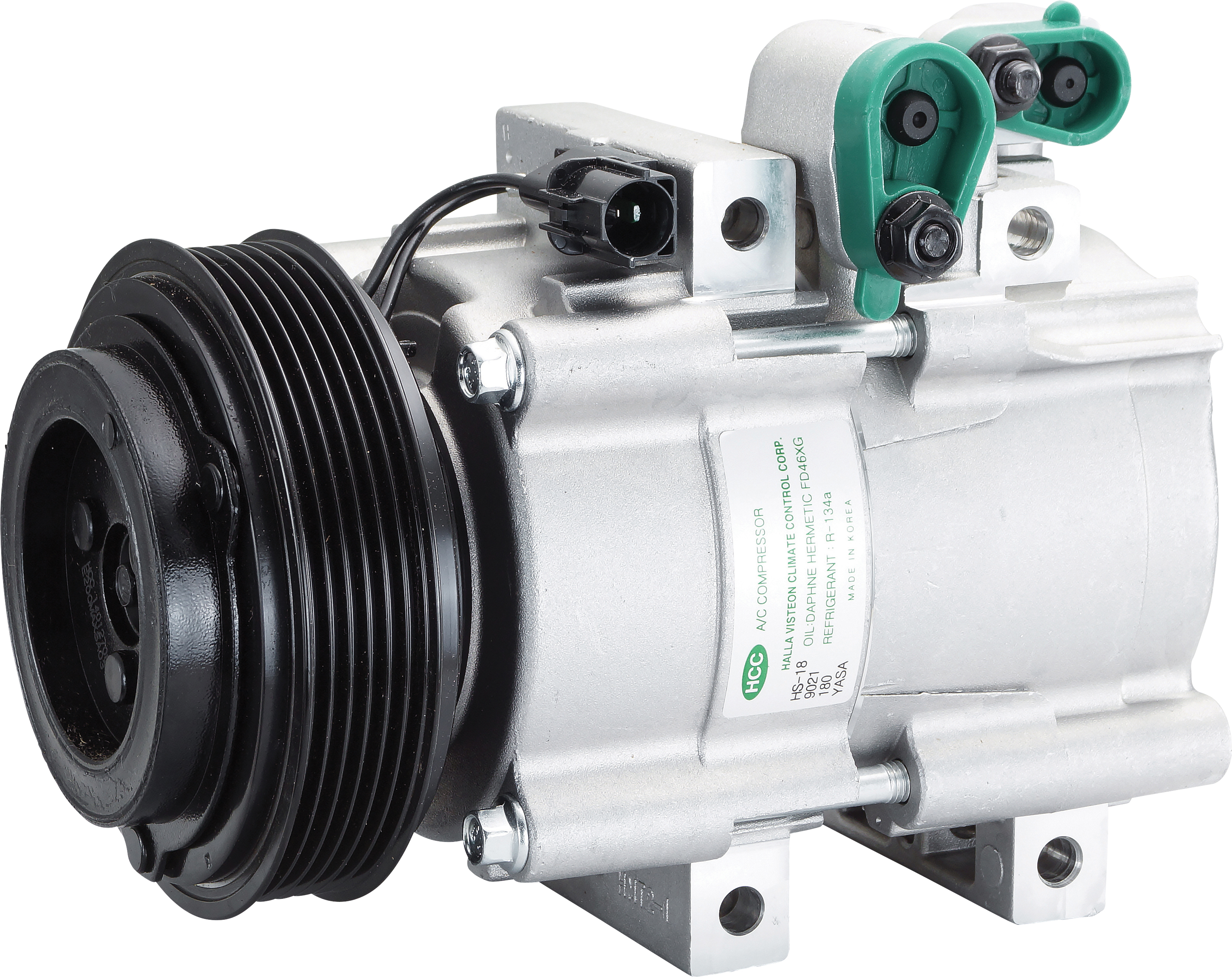 COMPRESSOR, HYUNDAI I-LOAD, I-MAX TQ PETROL 2008 -, HALLA, HS18, 6PV